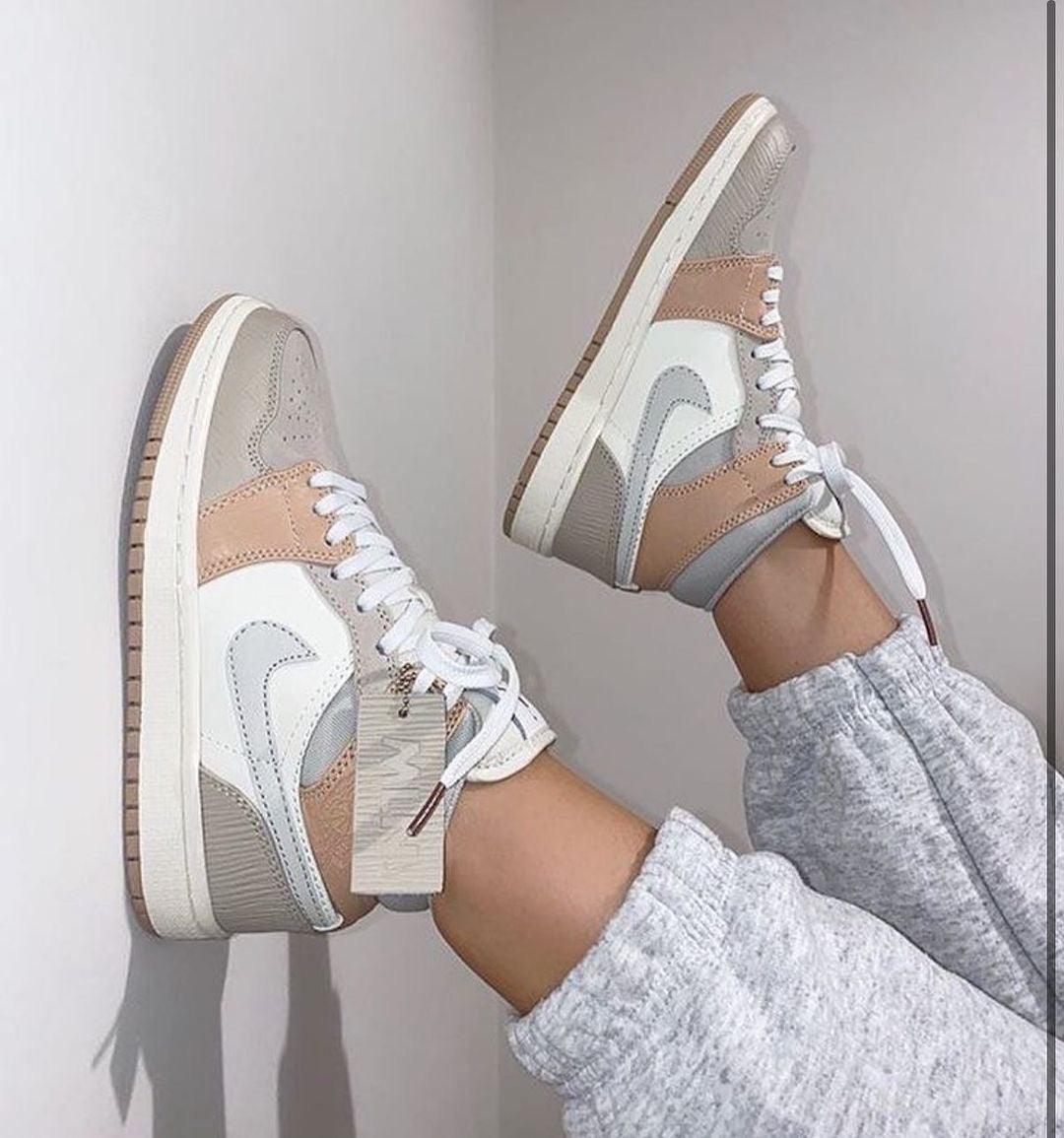 Custom Air Jordan 1 Mid CV3044 100 - sneakerhillcom