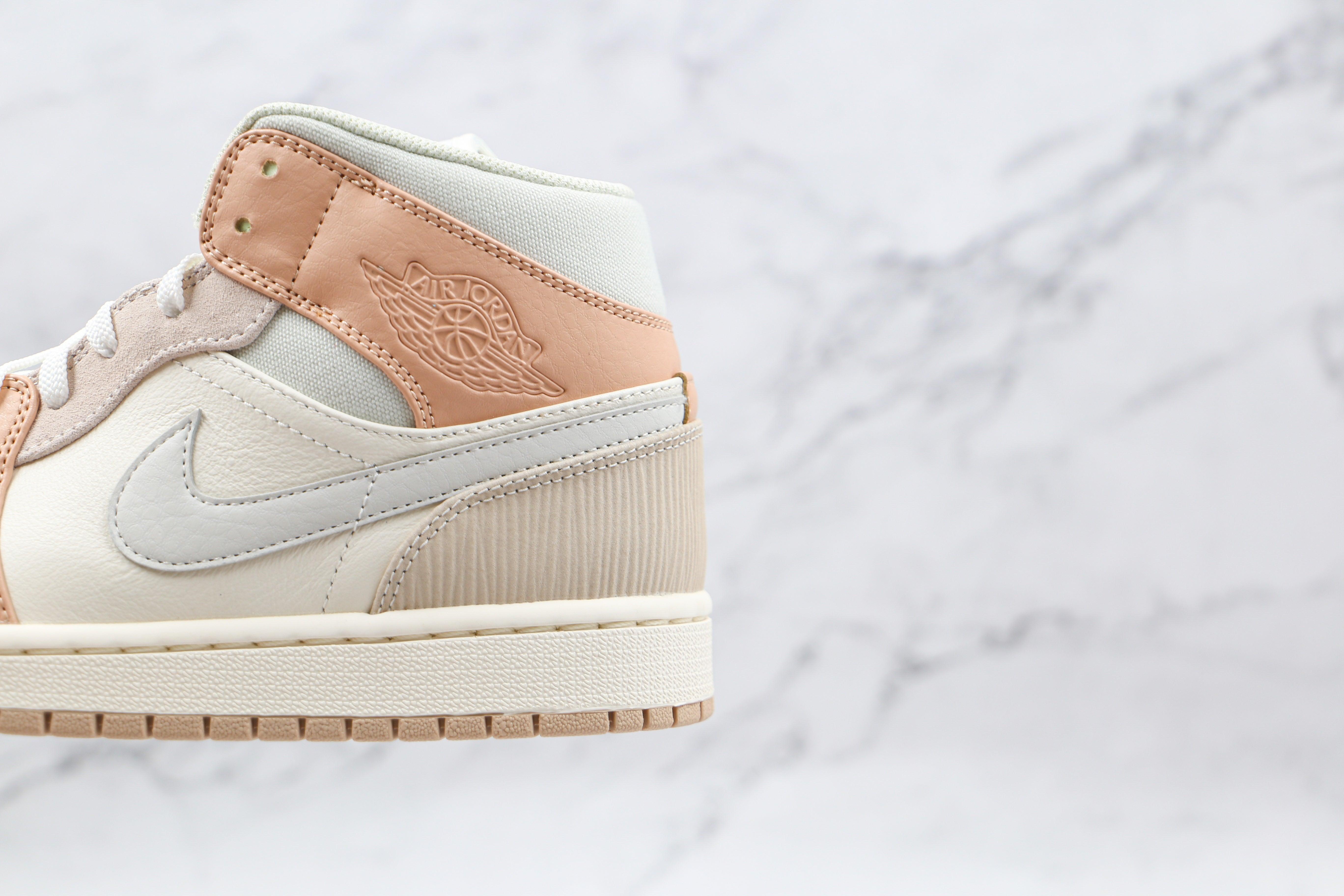 Custom Air Jordan 1 Mid CV3044 100 - sneakerhillcom