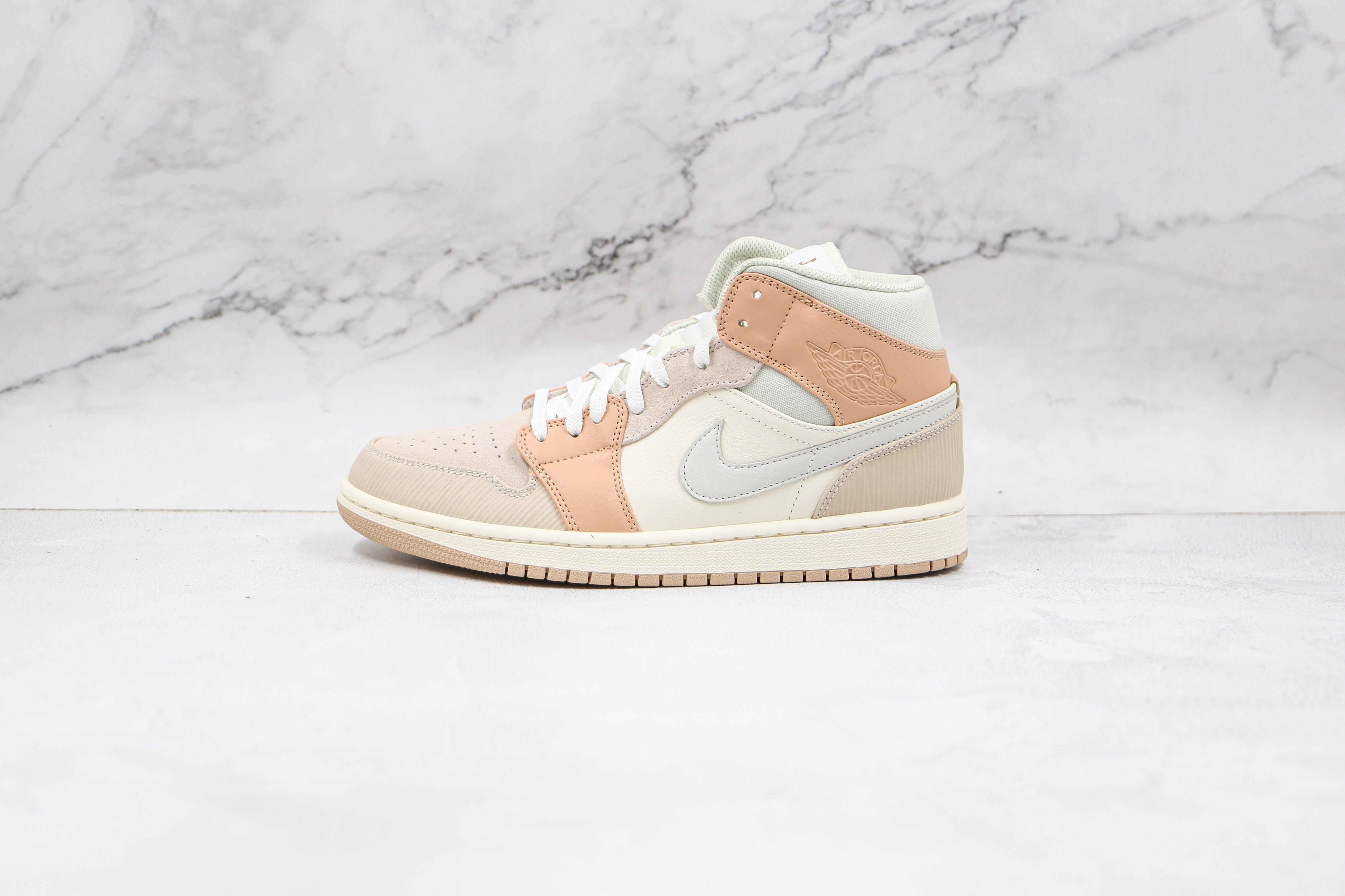 Custom Air Jordan 1 Mid CV3044 100 - sneakerhillcom