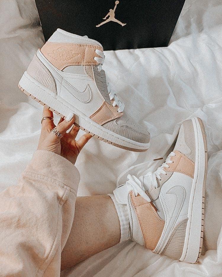 Custom Air Jordan 1 Mid CV3044 100 - sneakerhillcom