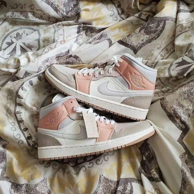 Custom Air Jordan 1 Mid CV3044 100 - sneakerhillcom