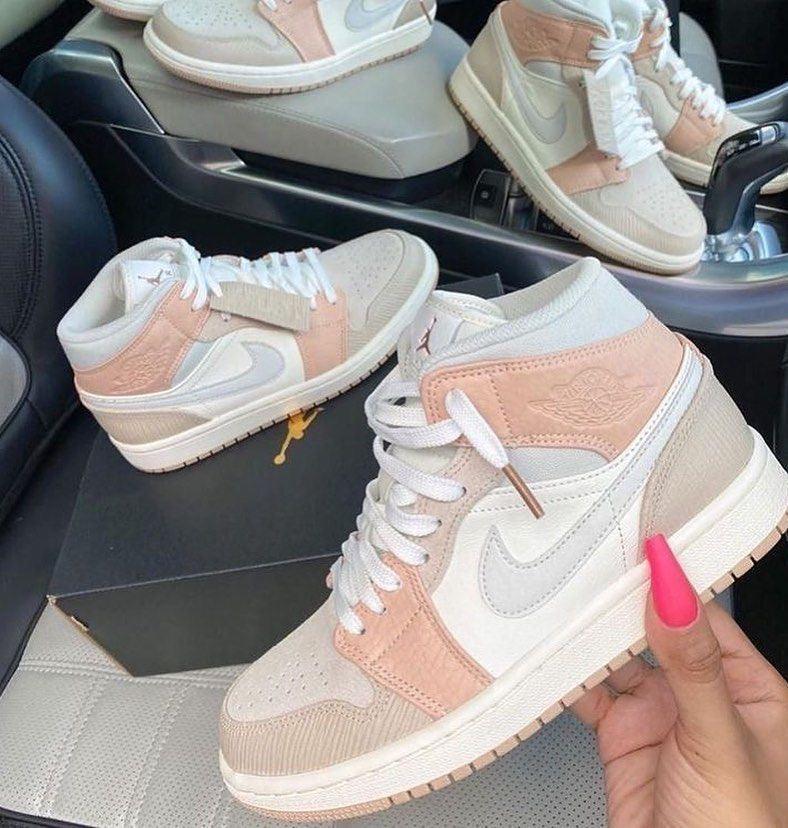 Custom Air Jordan 1 Mid CV3044 100 - sneakerhillcom