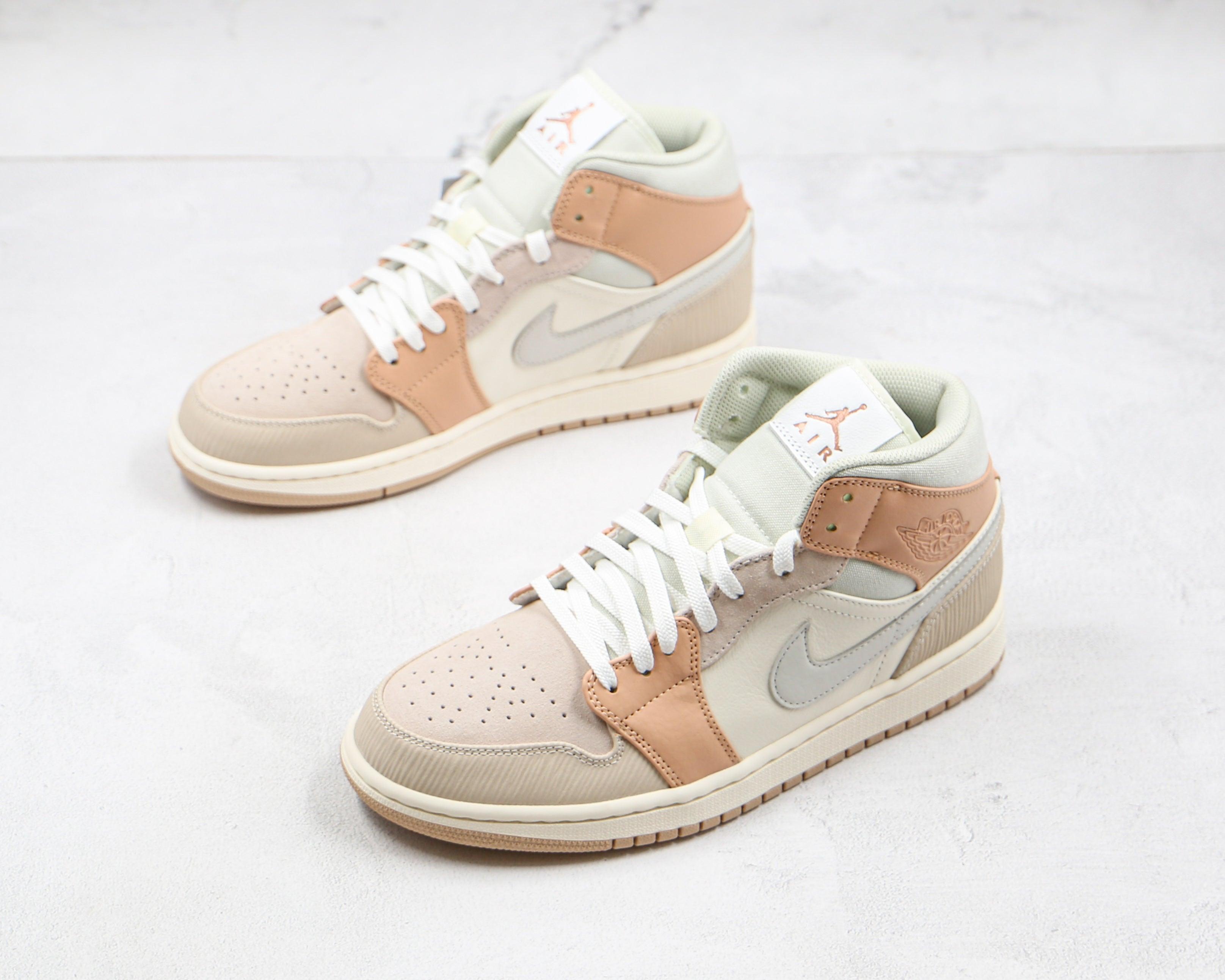 Custom Air Jordan 1 Mid CV3044 100 - sneakerhillcom