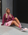 Custom Air Jordan 1 Mid Digital Pink Quartz High Q - sneakerhillcom