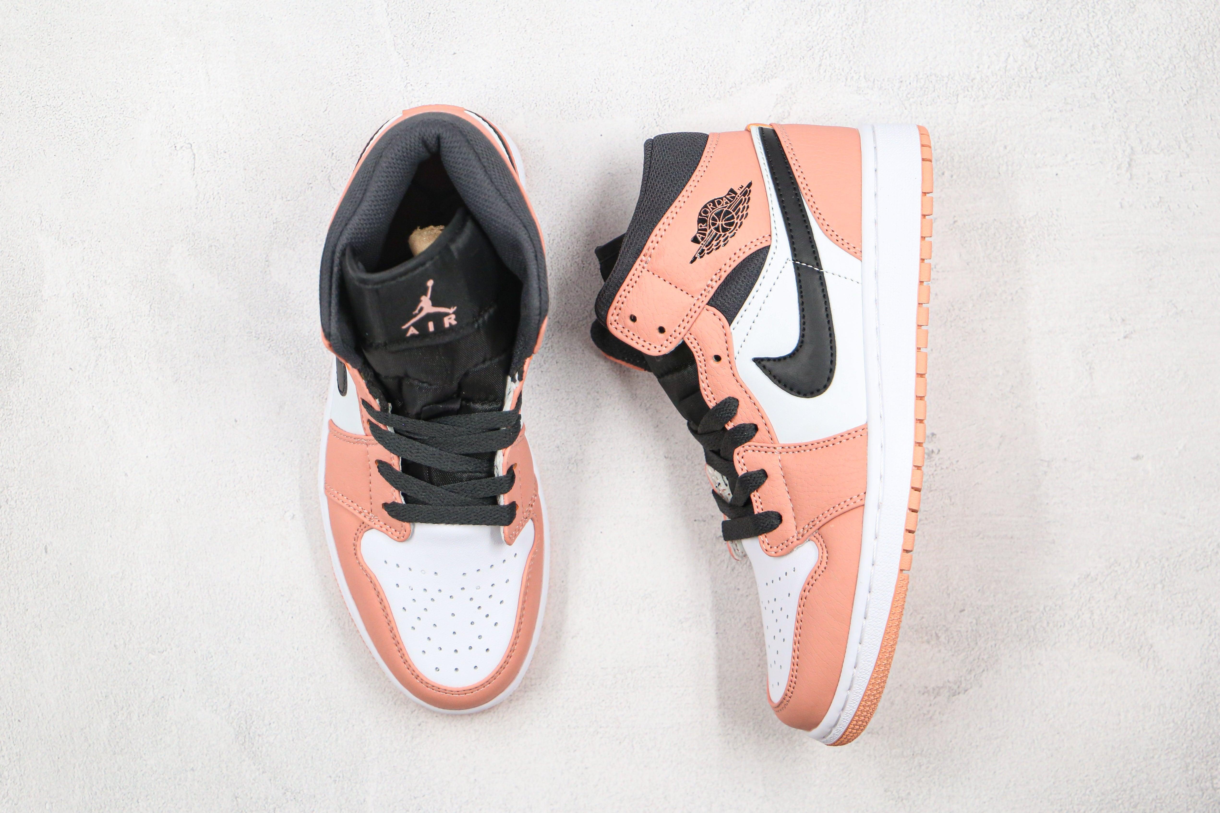 Custom Air Jordan 1 Mid Digital Pink Quartz High Q - sneakerhillcom