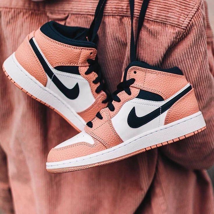 Custom Air Jordan 1 Mid Digital Pink Quartz High Q - sneakerhillcom