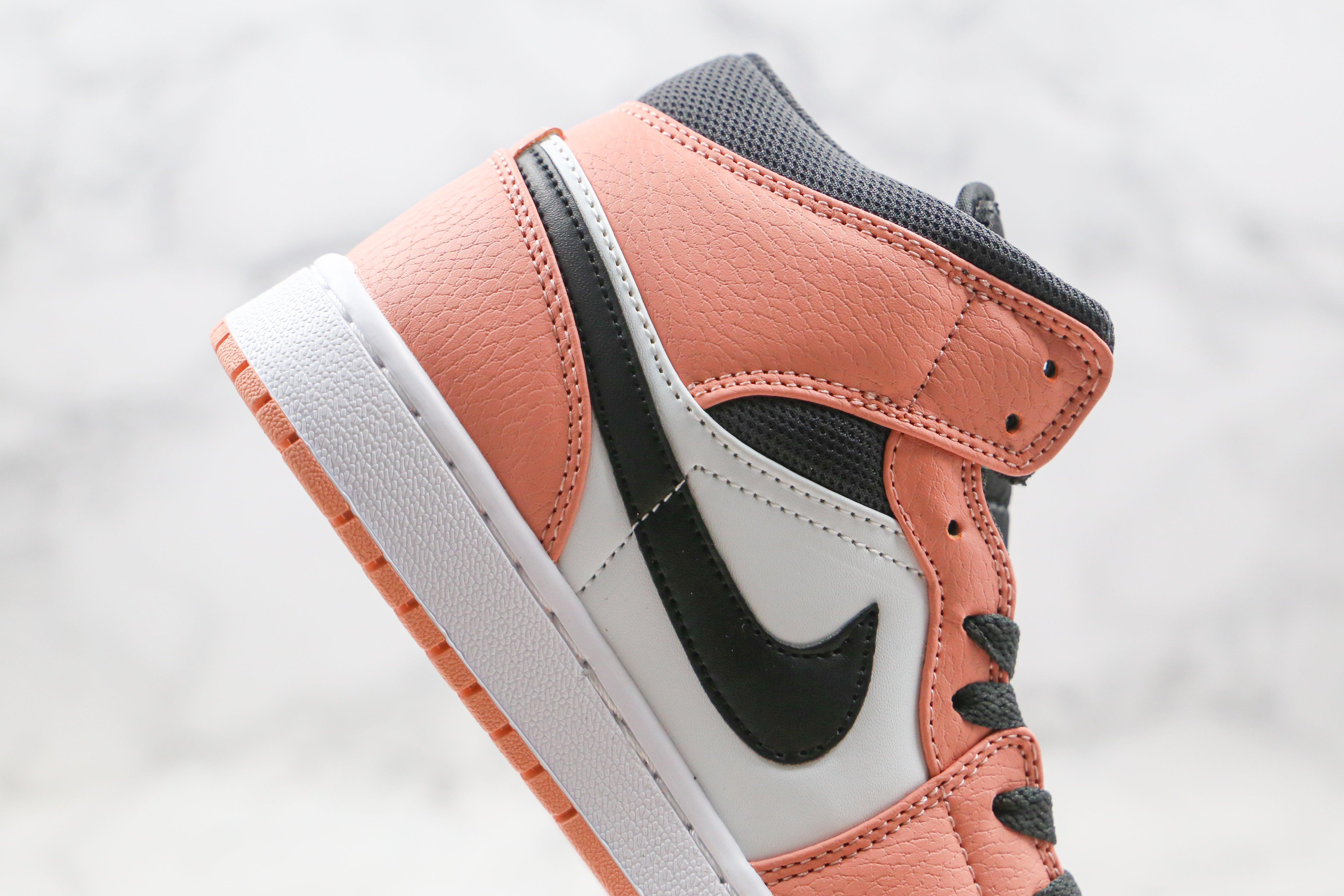 Custom Air Jordan 1 Mid Digital Pink Quartz High Q - sneakerhillcom