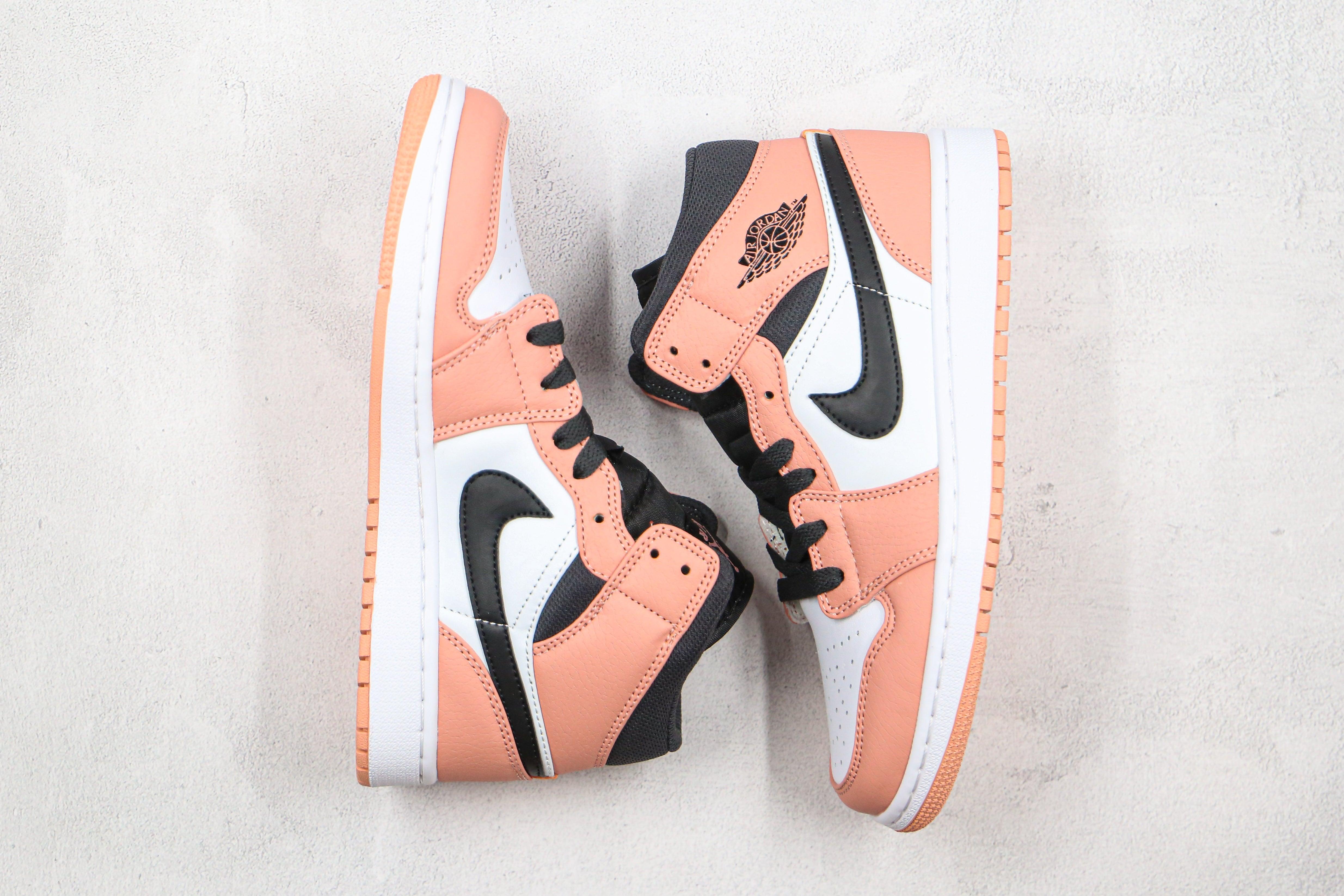 Custom Air Jordan 1 Mid Digital Pink Quartz High Q sneakerlandnet