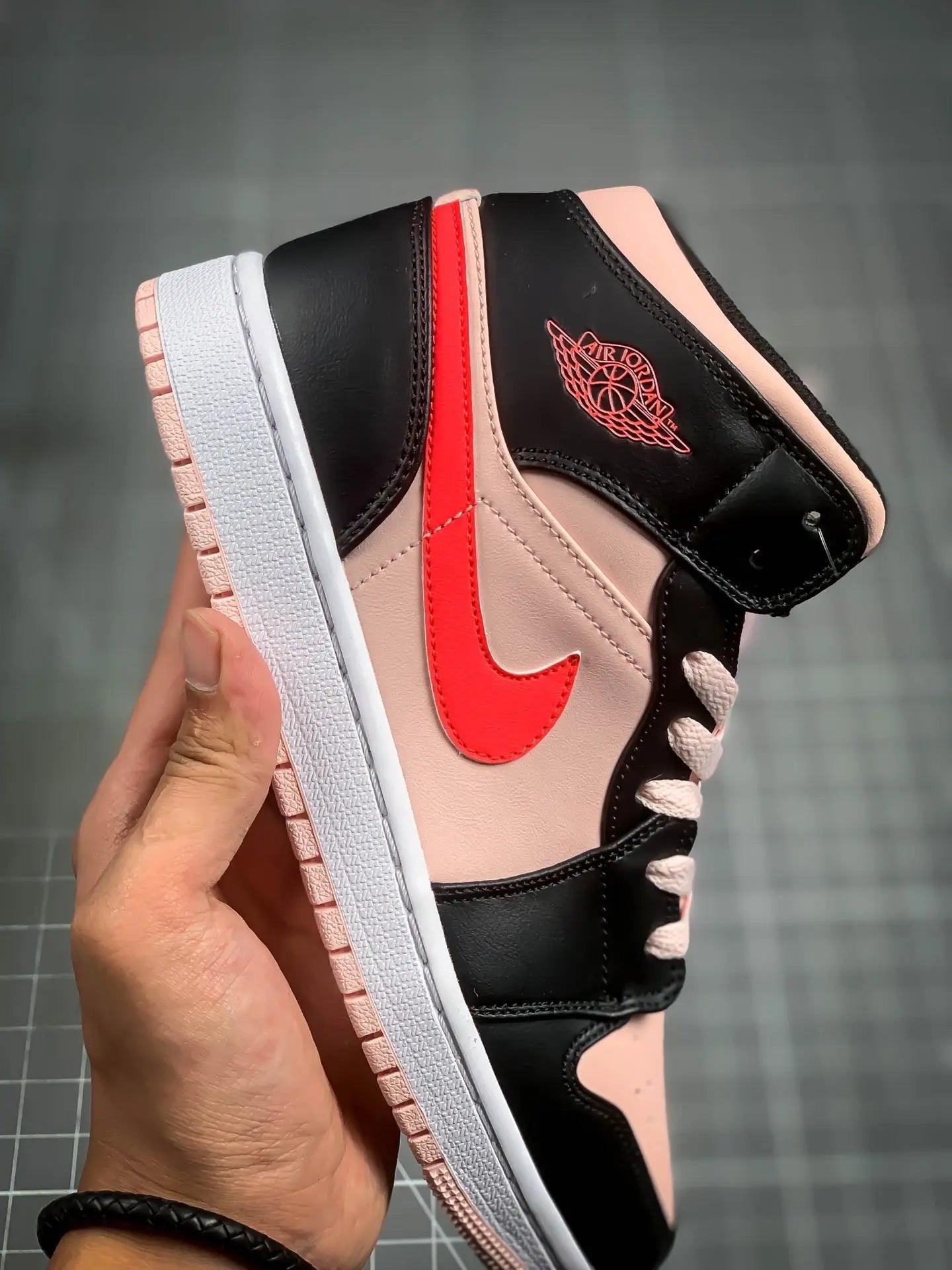 Custom Air Jordan 1 Mid Pink sneakerlandnet