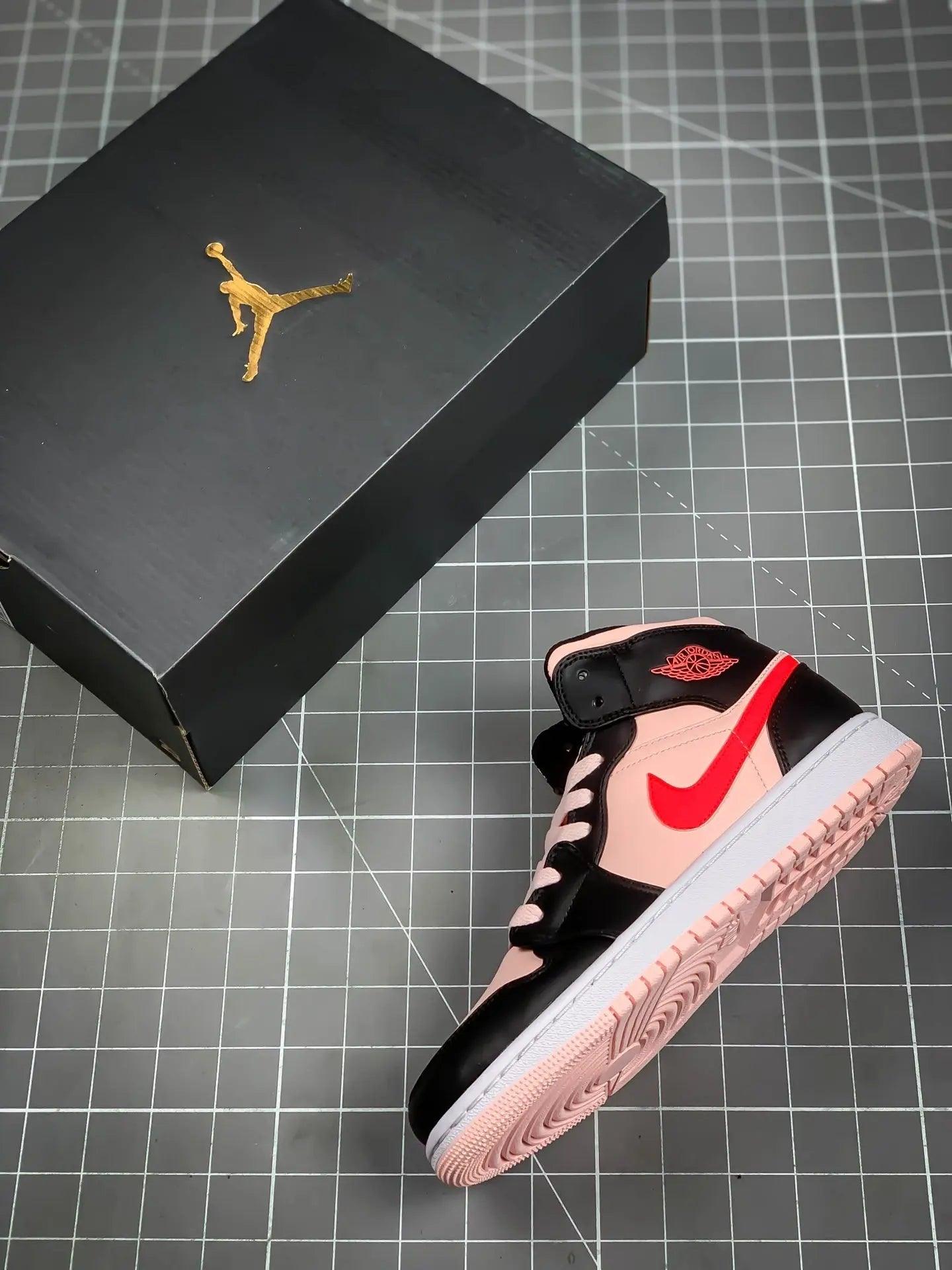 Custom Air Jordan 1 Mid Pink sneakerlandnet