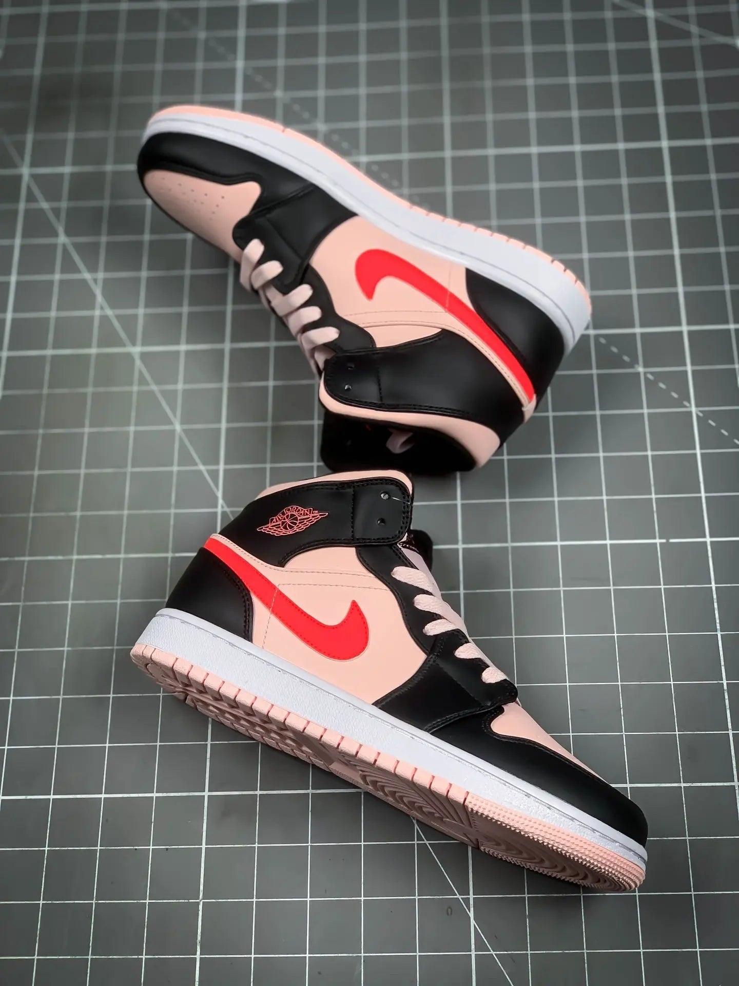 Custom Air Jordan 1 Mid Pink sneakerlandnet