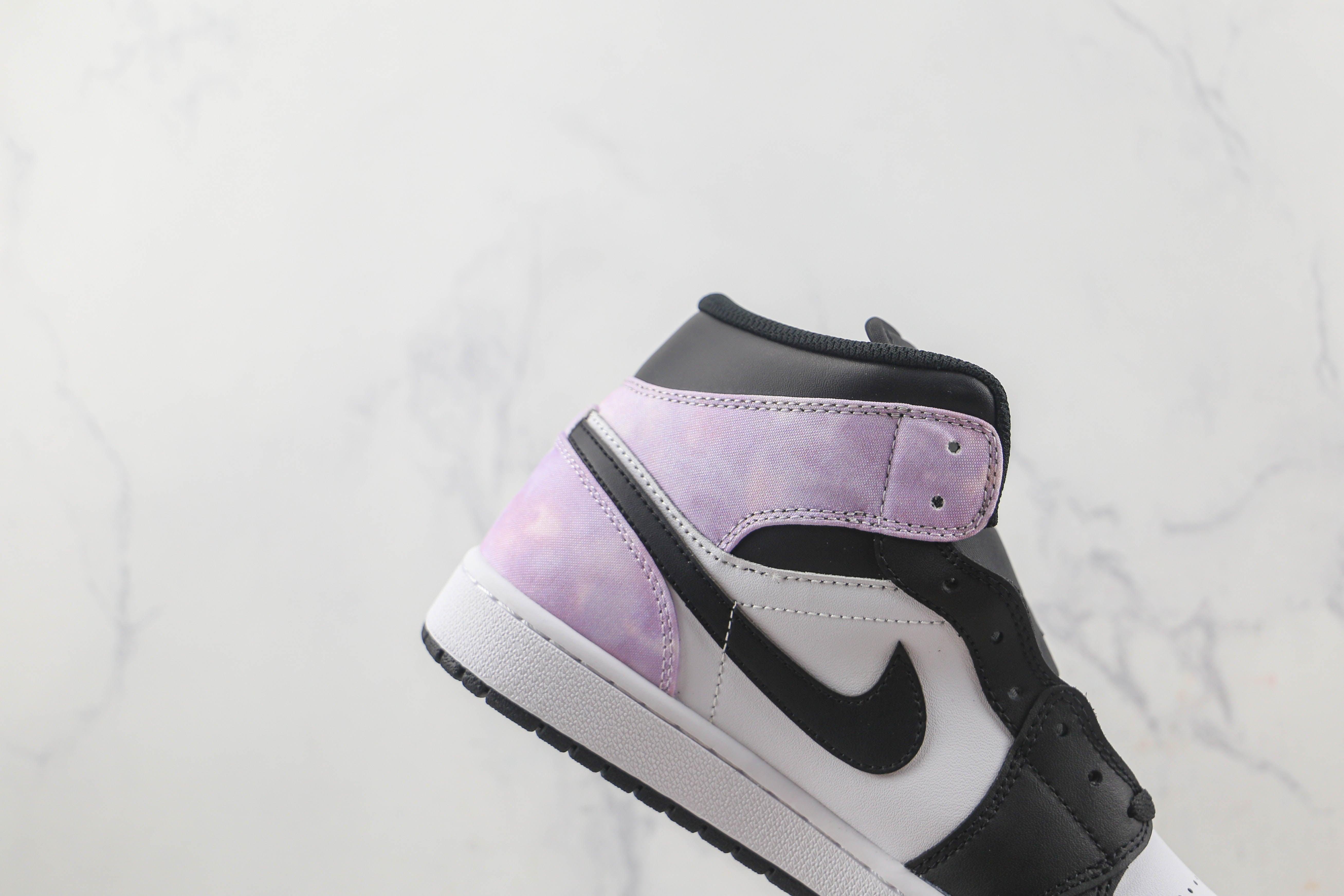 Custom Air Jordan 1 Mid White Tan Navy AJ1 - sneakerhillcom