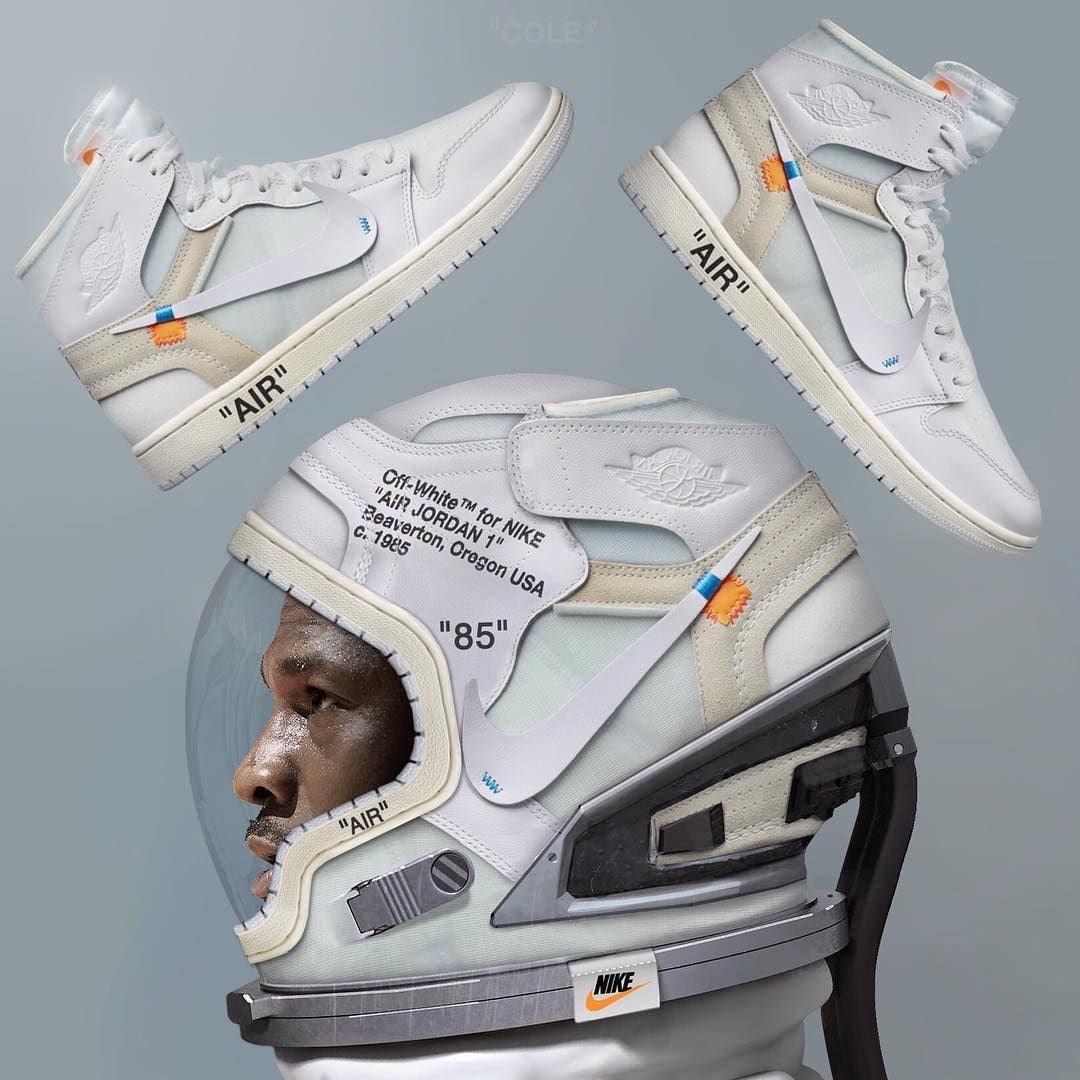Custom Air Jordan 1 OFF-W High Q - sneakerhillcom