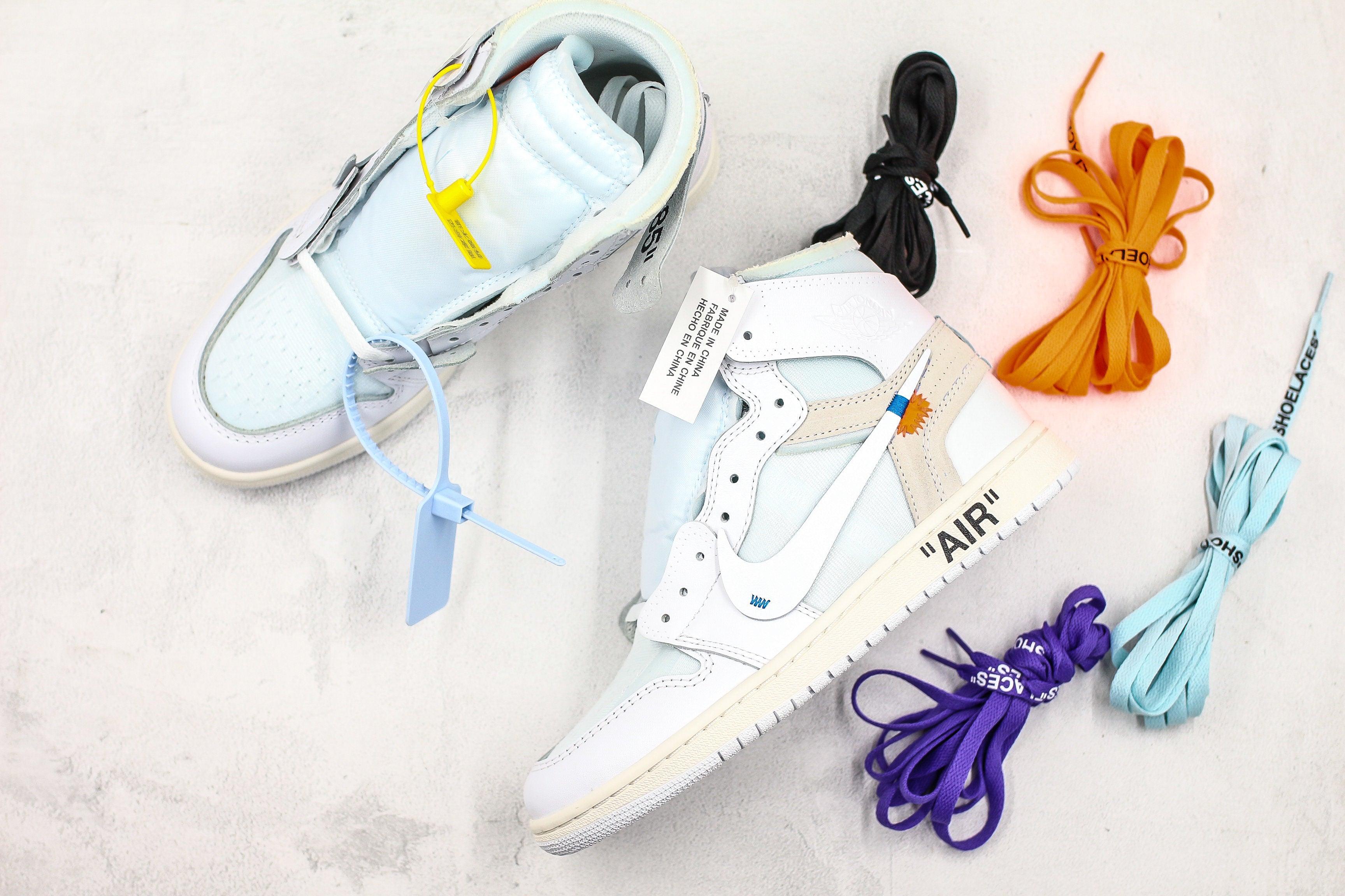 Custom Air Jordan 1 OFF-W High Q - sneakerhillcom