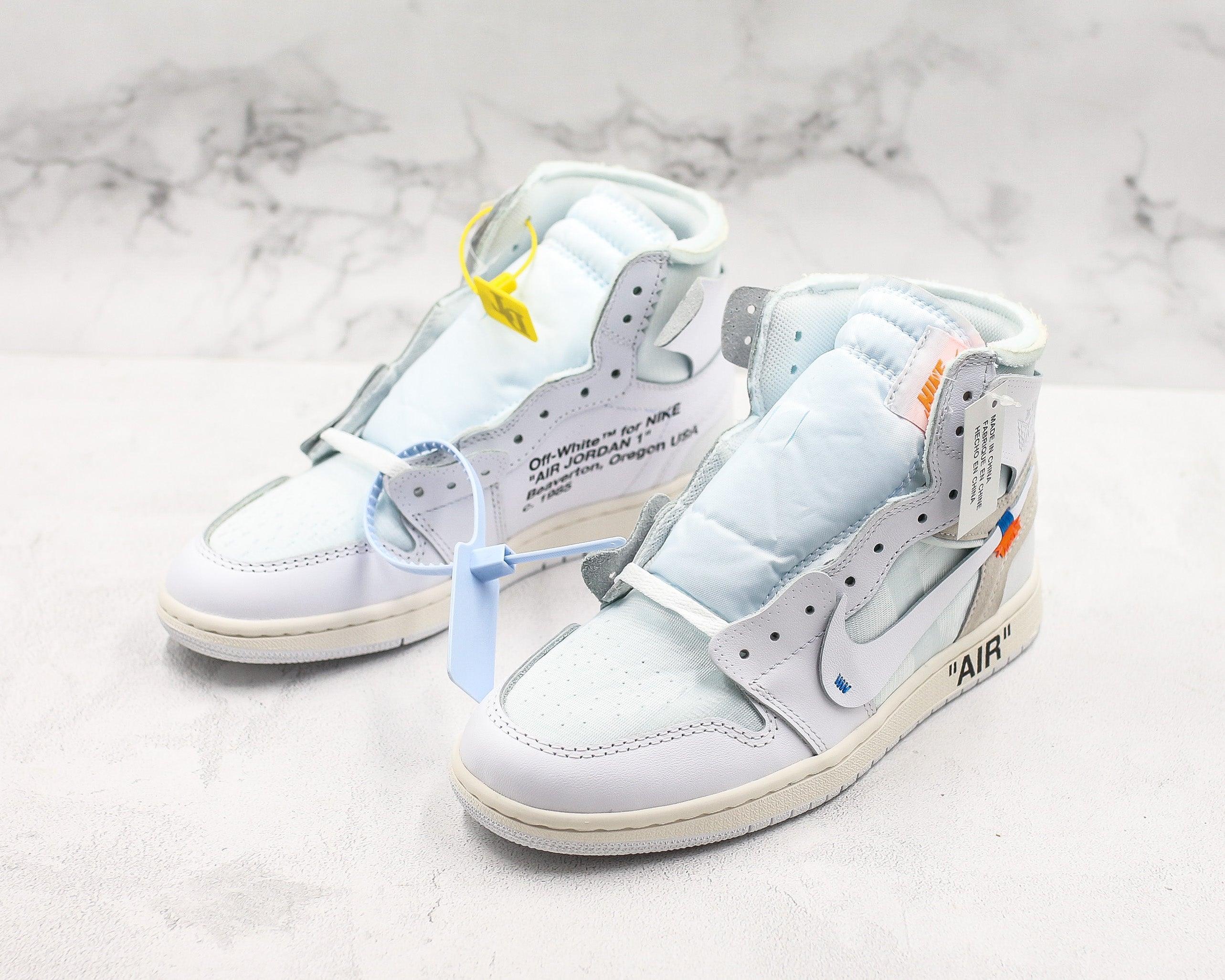 Custom Air Jordan 1 OFF-W High Q - sneakerhillcom