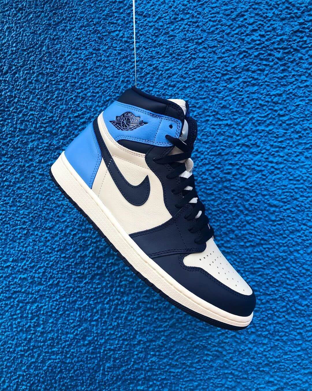 Custom Air Jordan 1 Obsidian Blue Sneakers - sneakerhypesusa