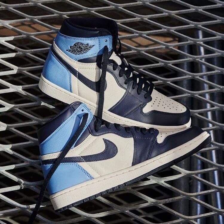 Custom Air Jordan 1 Obsidian Blue Sneakers - sneakerhypesusa