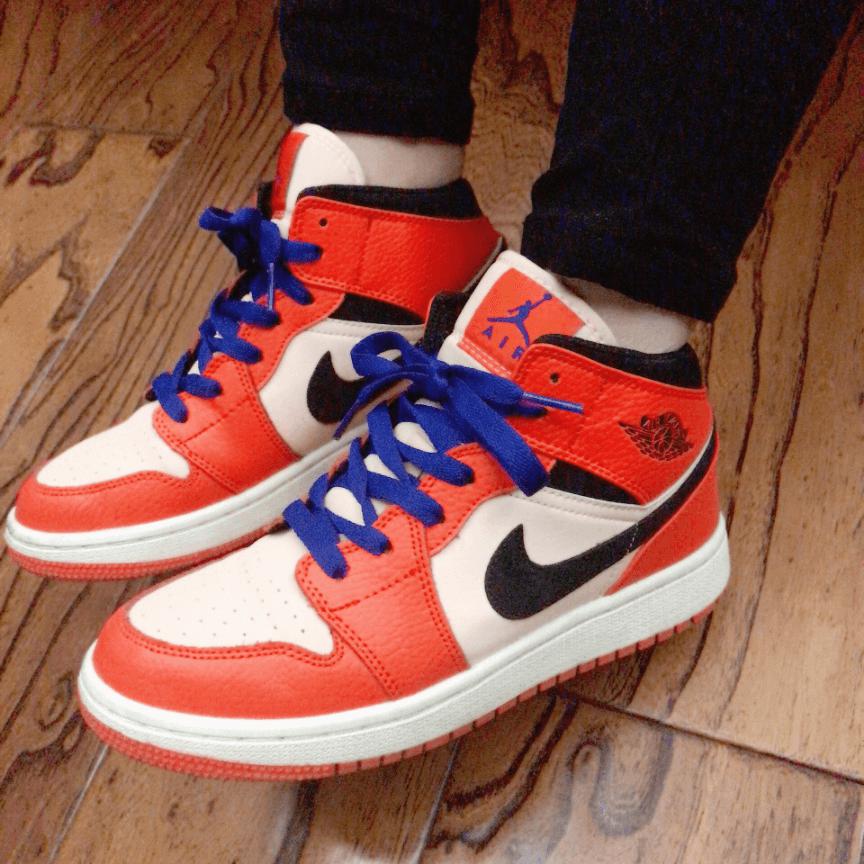 Custom Air Jordan 1 Orange Sneakers - sneakerhypesusa