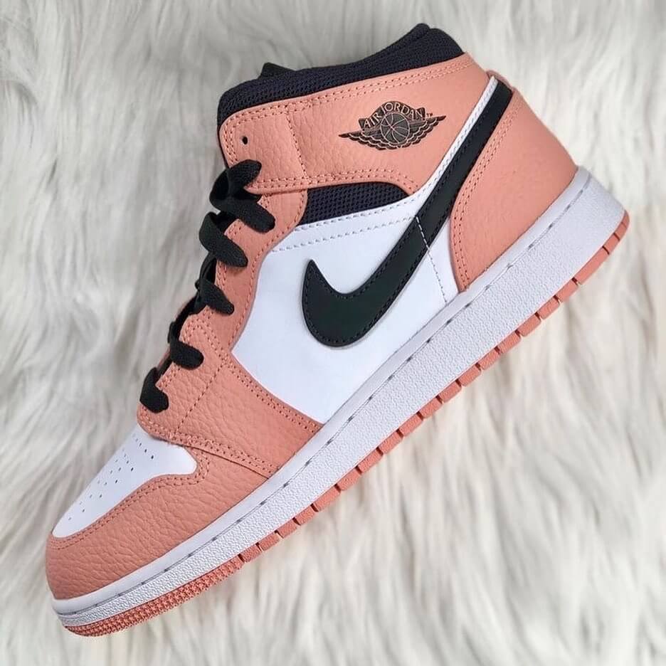 Custom Air Jordan 1 Pink Quartz Sneakers - sneakerhypesusa