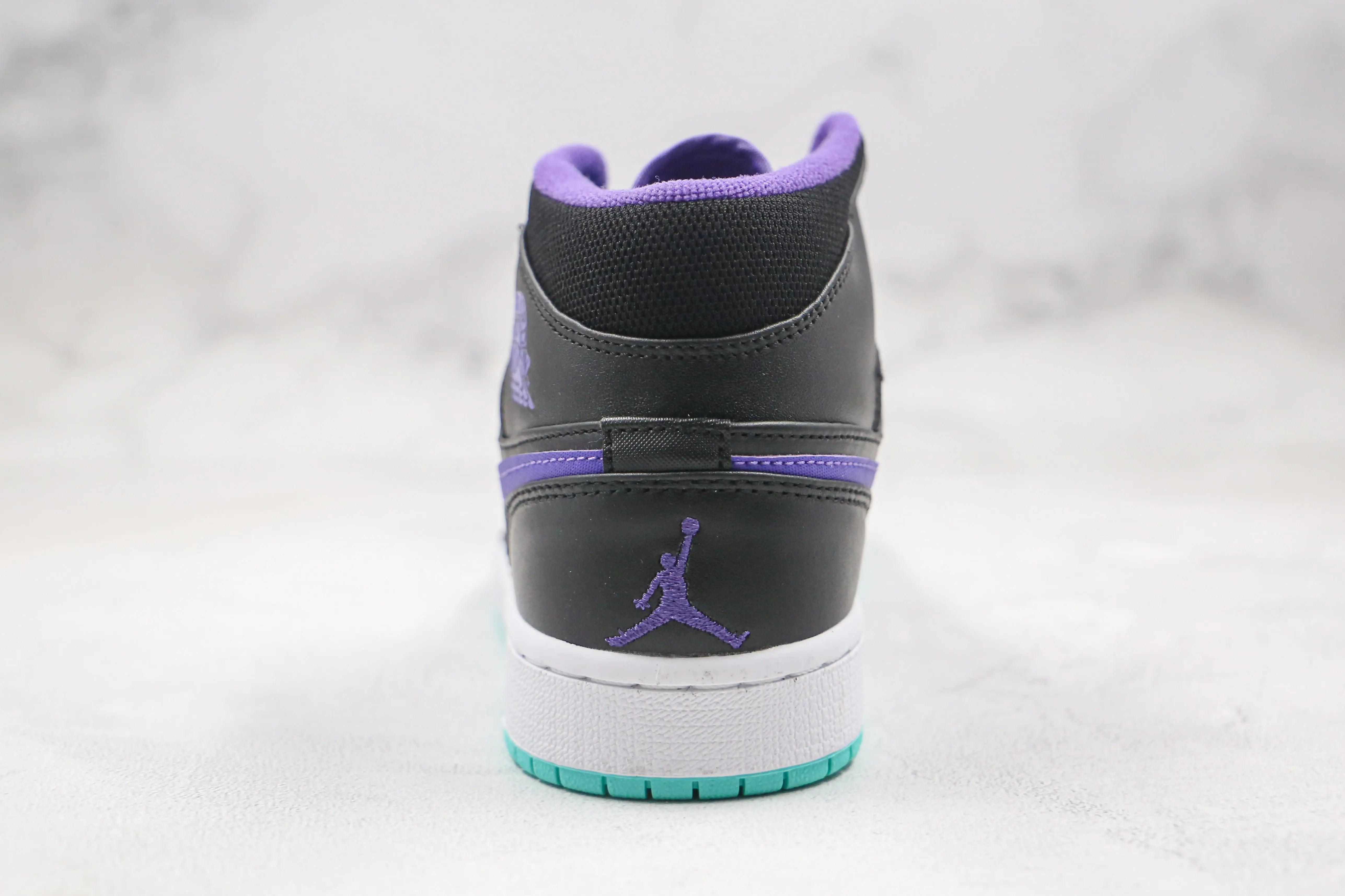 Custom Air Jordan 1 Purple Mid High Q ( Customs And Box ), Jordan 1 Sneakers Active luxurysteps