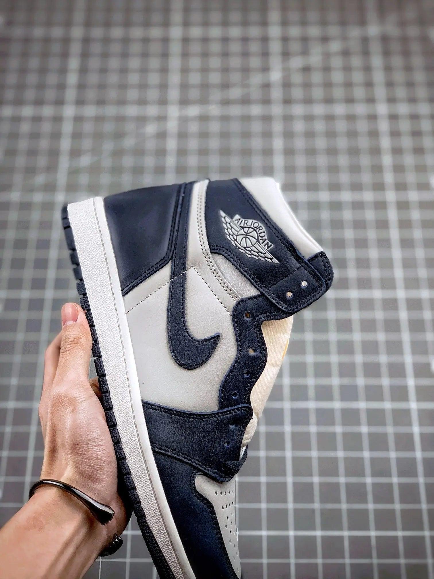 Custom Air Jordan 1 Retro Grey Blue Georgetown sneakeronline