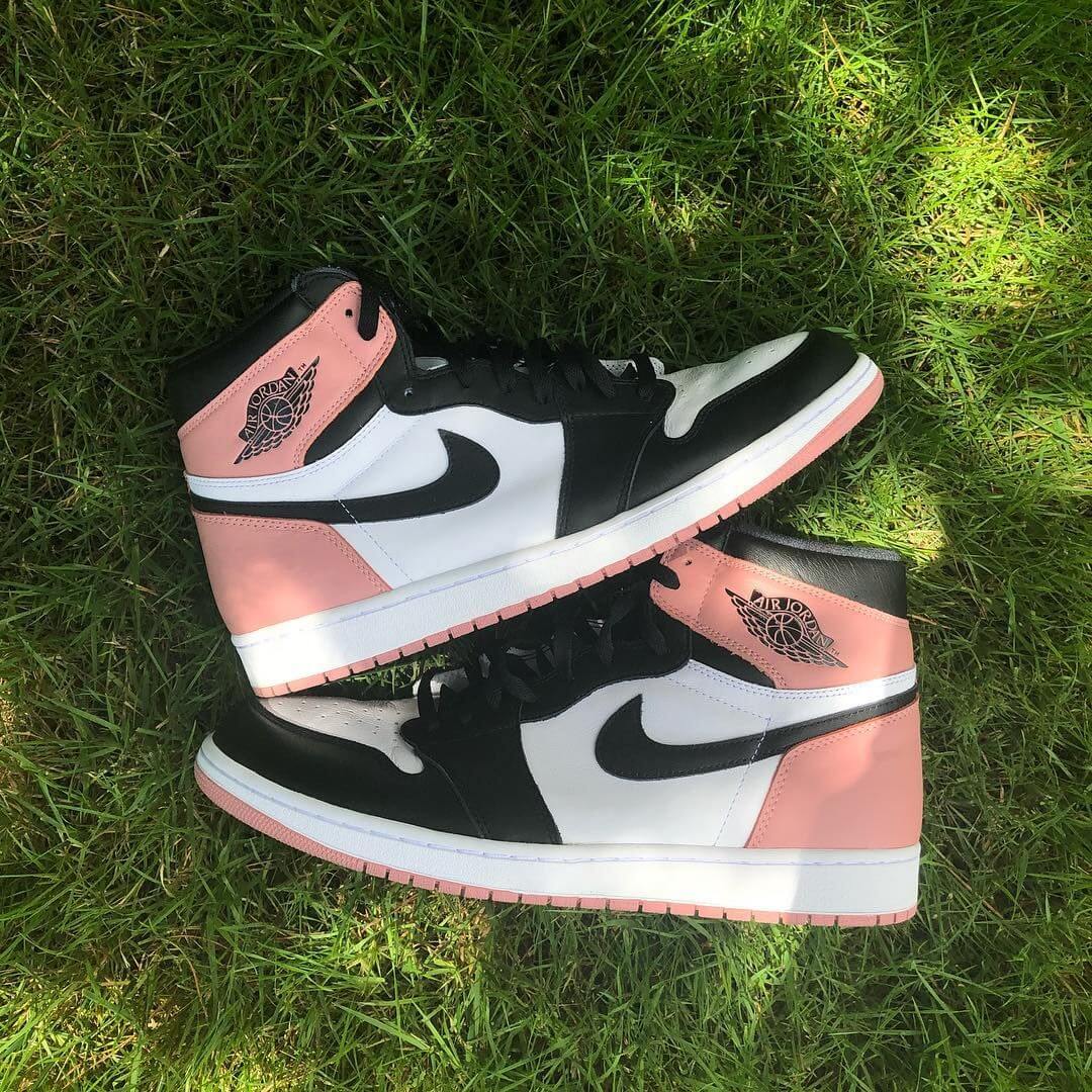 Custom Air Jordan 1 Rust Pink Sneakers - sneakerhypesusa