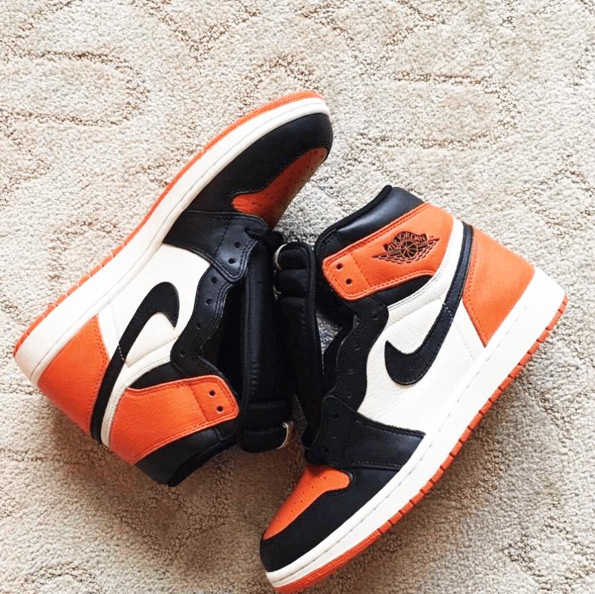 Custom Air Jordan 1 Shattered Backboard Sneakers - sneakerhypesusa