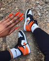 Custom Air Jordan 1 Shattered Backboard White Toe Sneakers - sneakerhypesusa