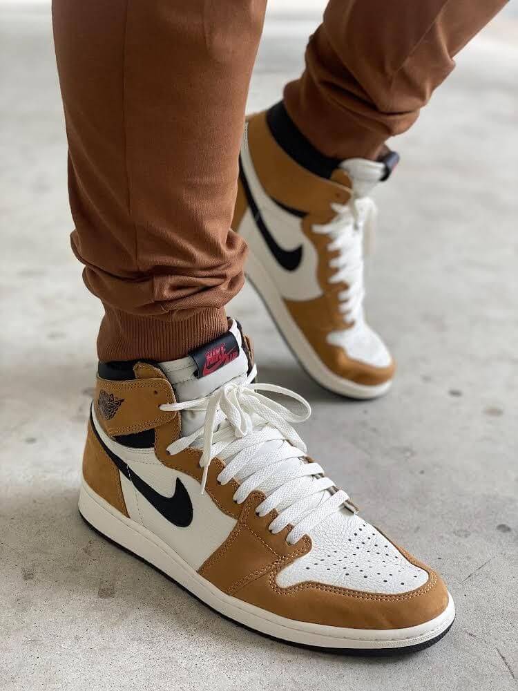 Custom Air Jordan 1 Tan Sneakers - sneakerhypesusa