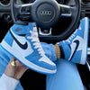 Custom Air Jordan 1 University Blue Sneakers - sneakerhypesusa