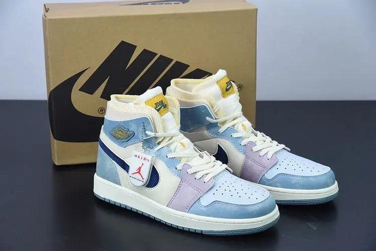 Custom Air Jordan 1 Zoom CMFT Celestine Blue DQ5091 041 sneakeronline