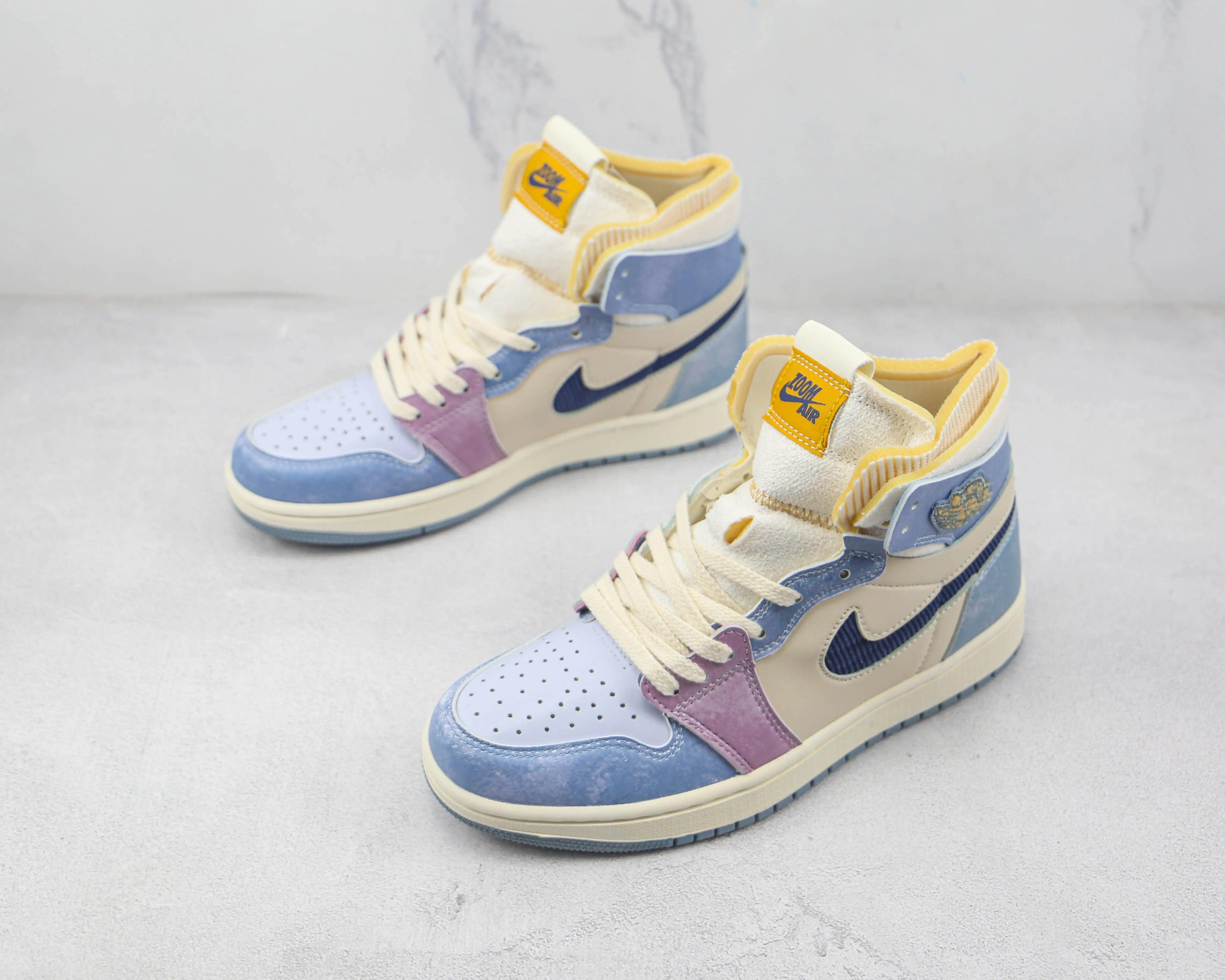 Custom Air Jordan 1 Zoom CMFT Celestine Blue DQ5091 041 sneakeronline