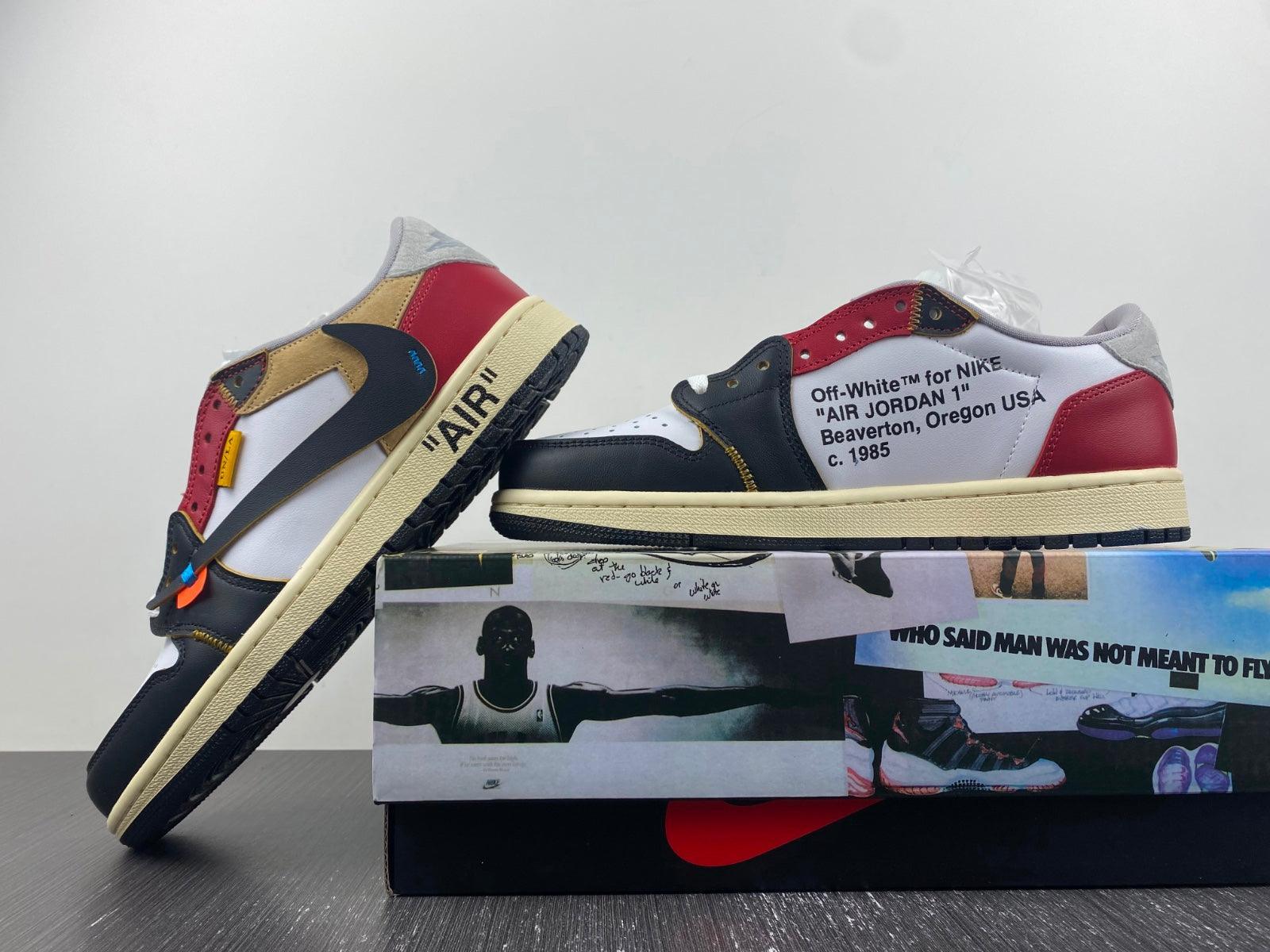 Custom Air Jordan 1 x OFF-W - sneakerhillcom