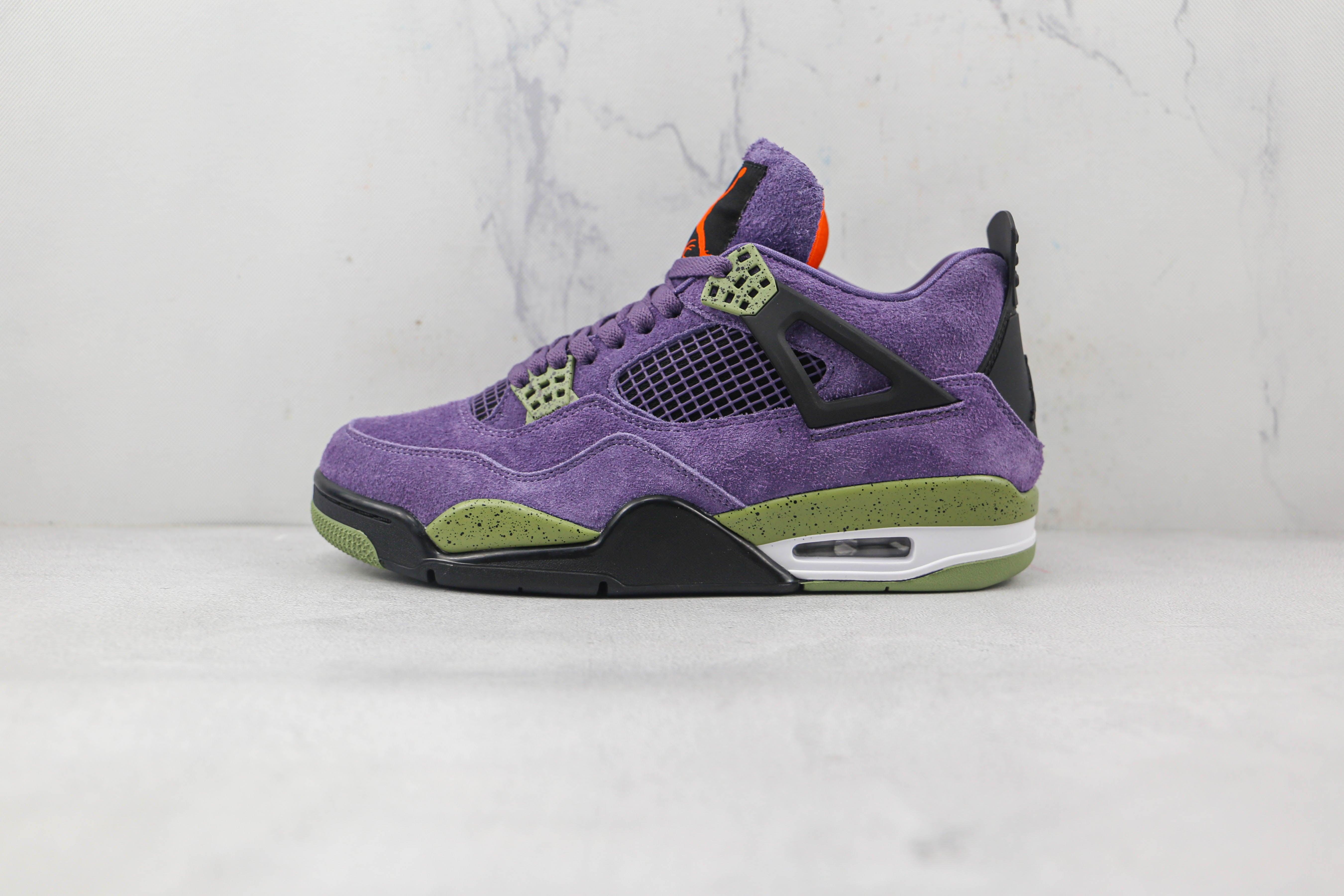 Custom Air Jordan 4 Retro Canyon Purple AJ4 - sneakerhillcom