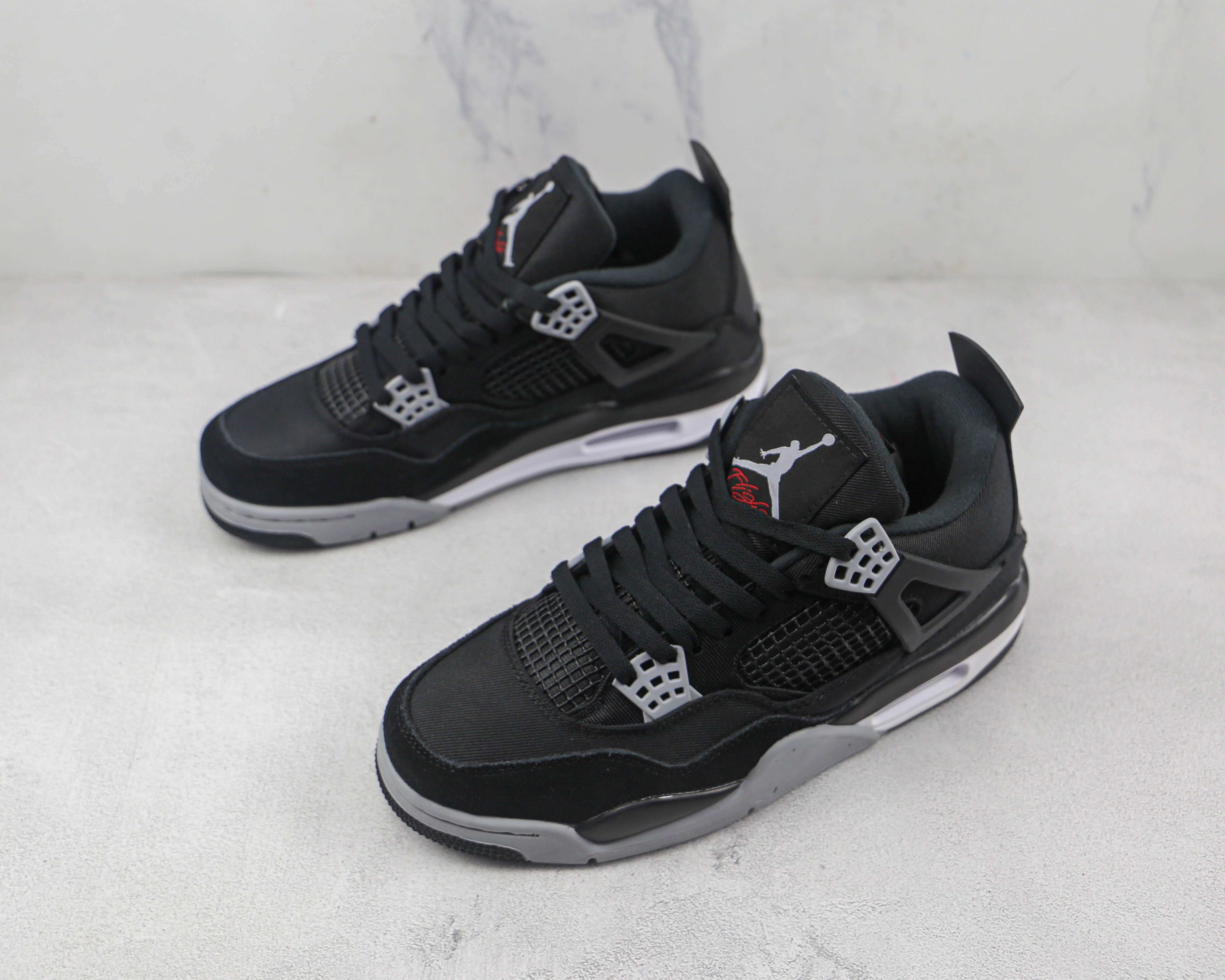 Custom Air Jordan 4 Retro Olive Canvas - sneakerhillcom