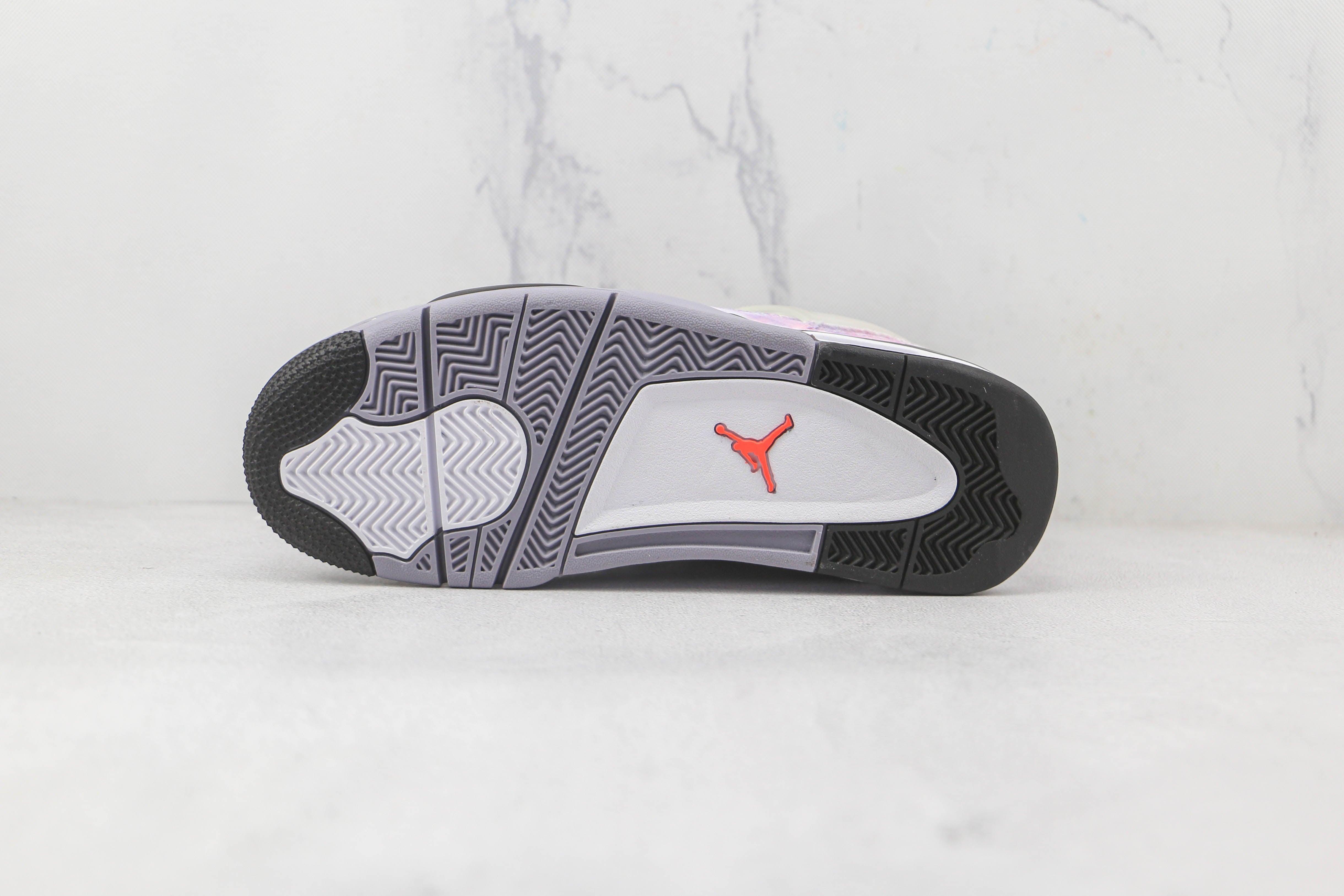 Custom Air Jordan AJ4 DH7138-506 - sneakerhillcom