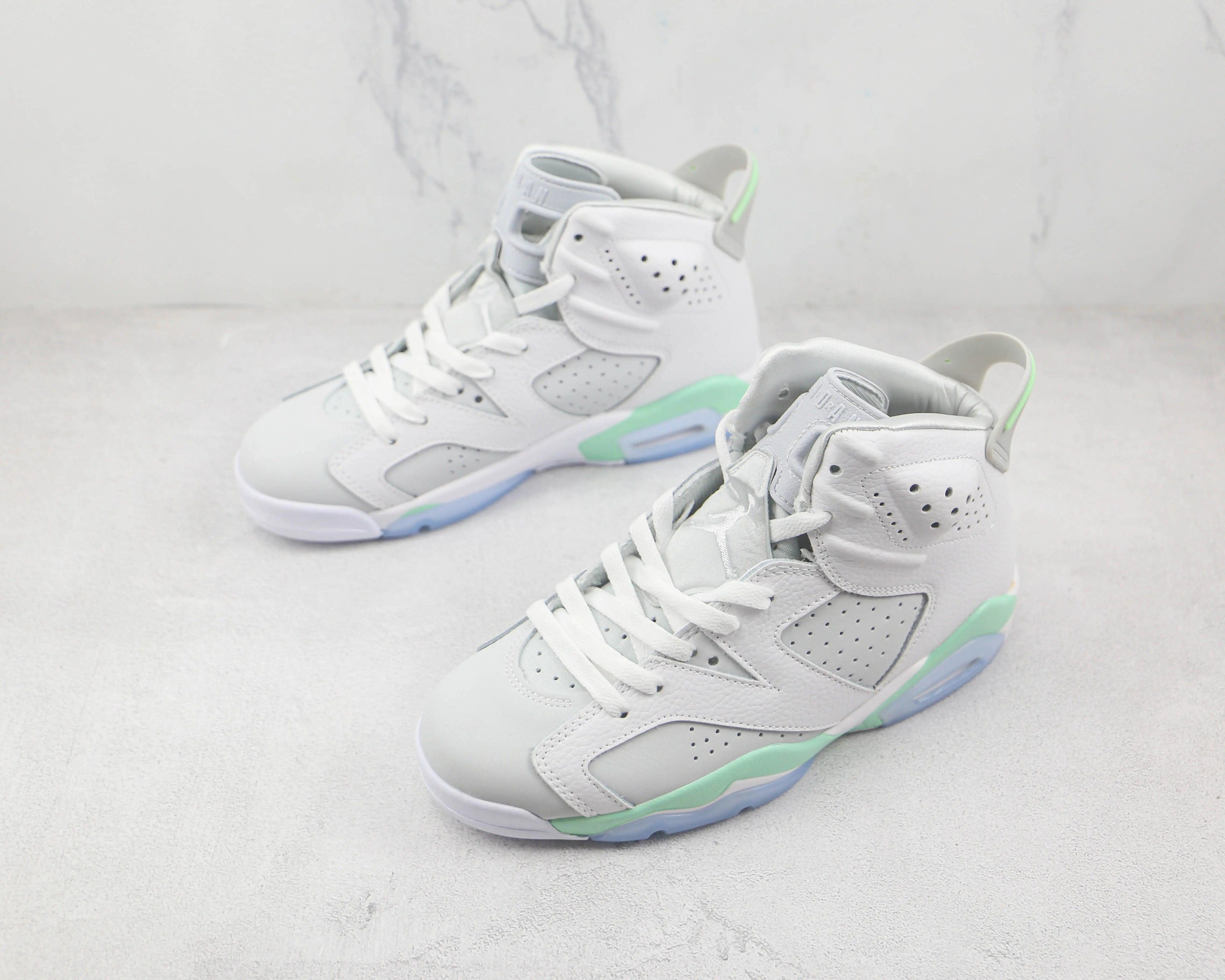 Custom Air Jordan AJ6 Retro Mint Foam luxurysteps