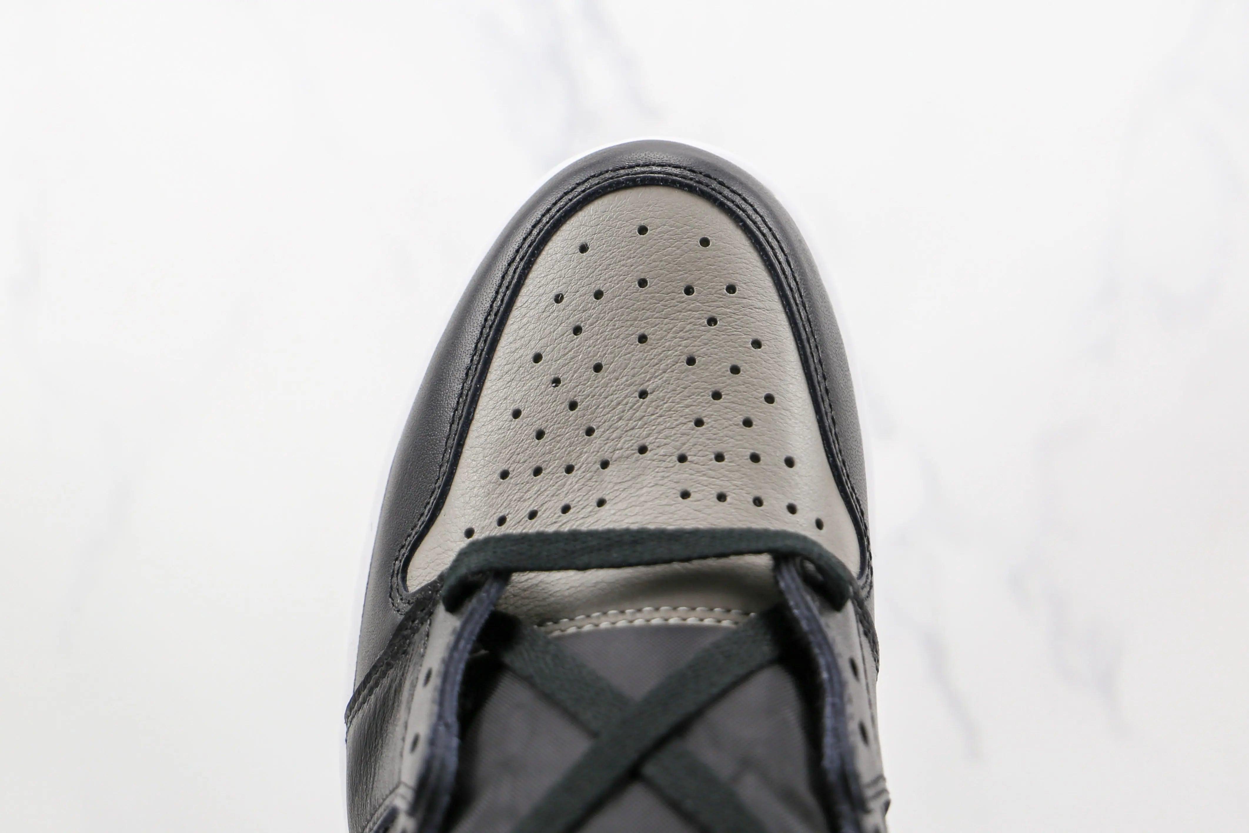 Custom Black Grey Jordan 1 High Q ( Customs And Box ), Jordan 1 Sneakers - sneakerhillcom