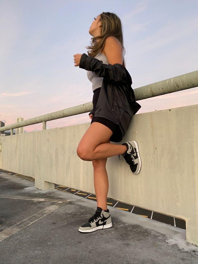 Custom Black Grey Jordan 1 High Q ( Customs And Box ), Jordan 1 Sneakers - sneakerhillcom