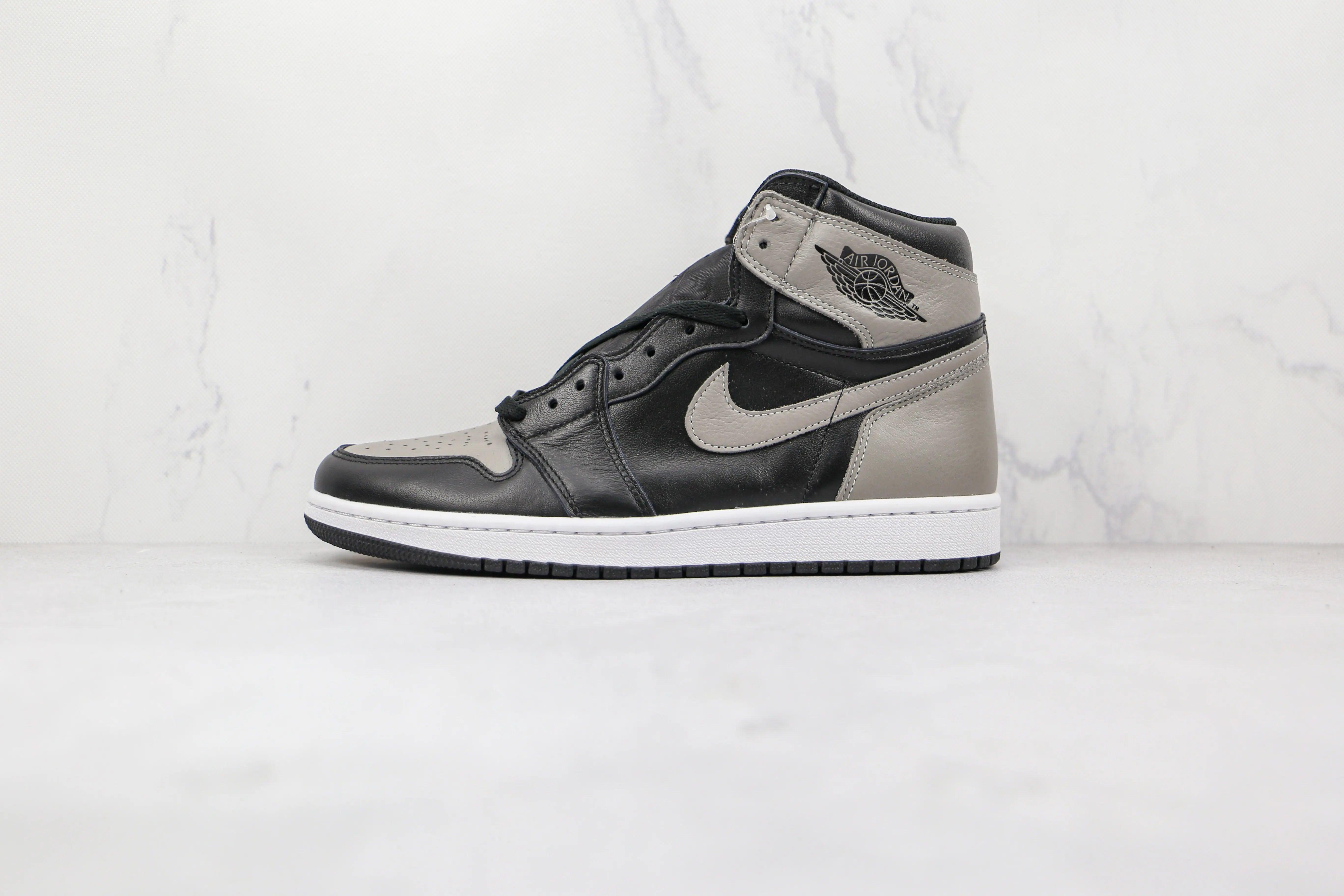 Custom Black Grey Jordan 1 High Q ( Customs And Box ), Jordan 1 Sneakers luxurysteps