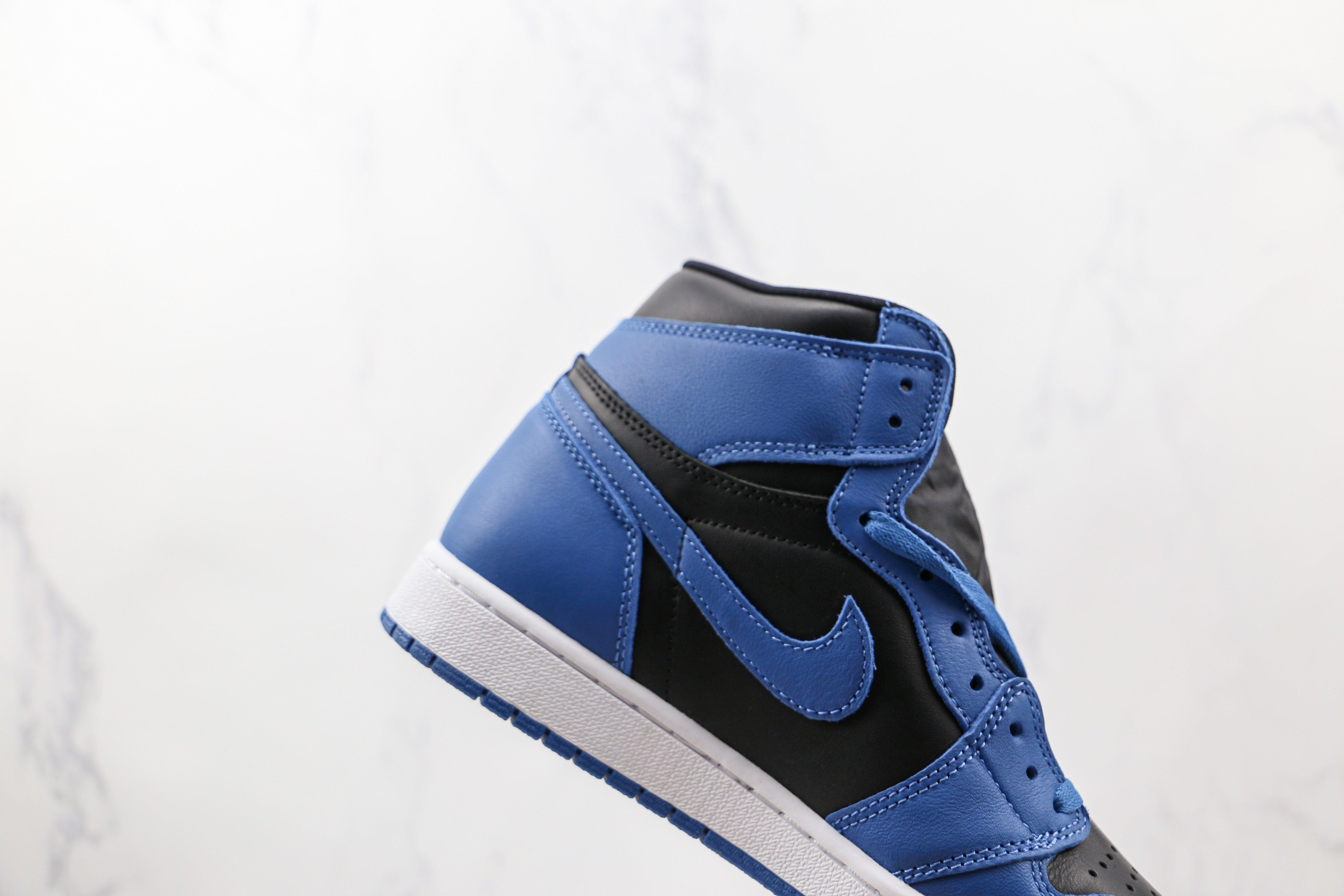 Custom Blue Black Jordan 1 High Q - sneakerhillcom