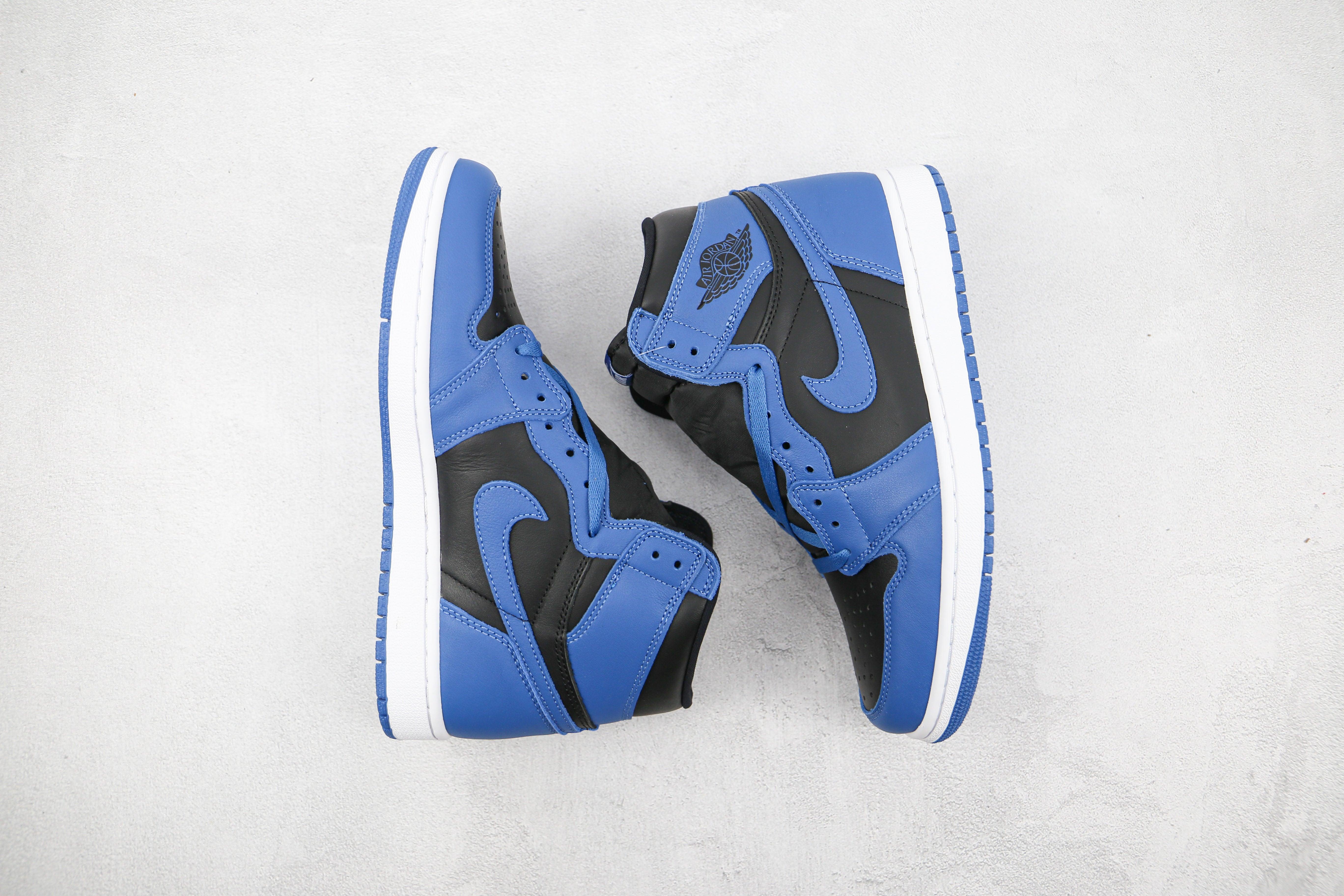 Custom Blue Black Jordan 1 High Q - sneakerhillcom