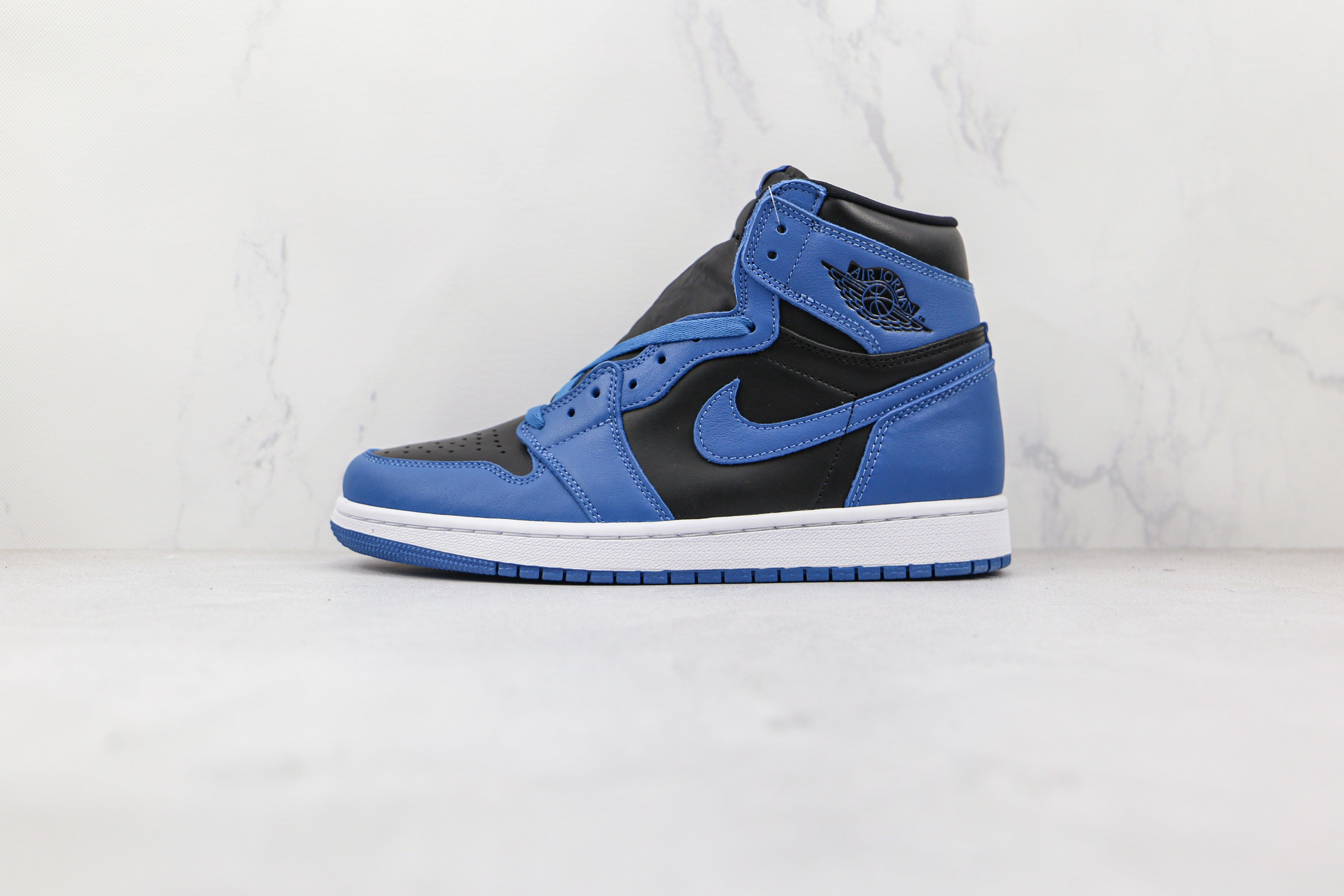 Custom Blue Black Jordan 1 High Q - sneakerhillcom