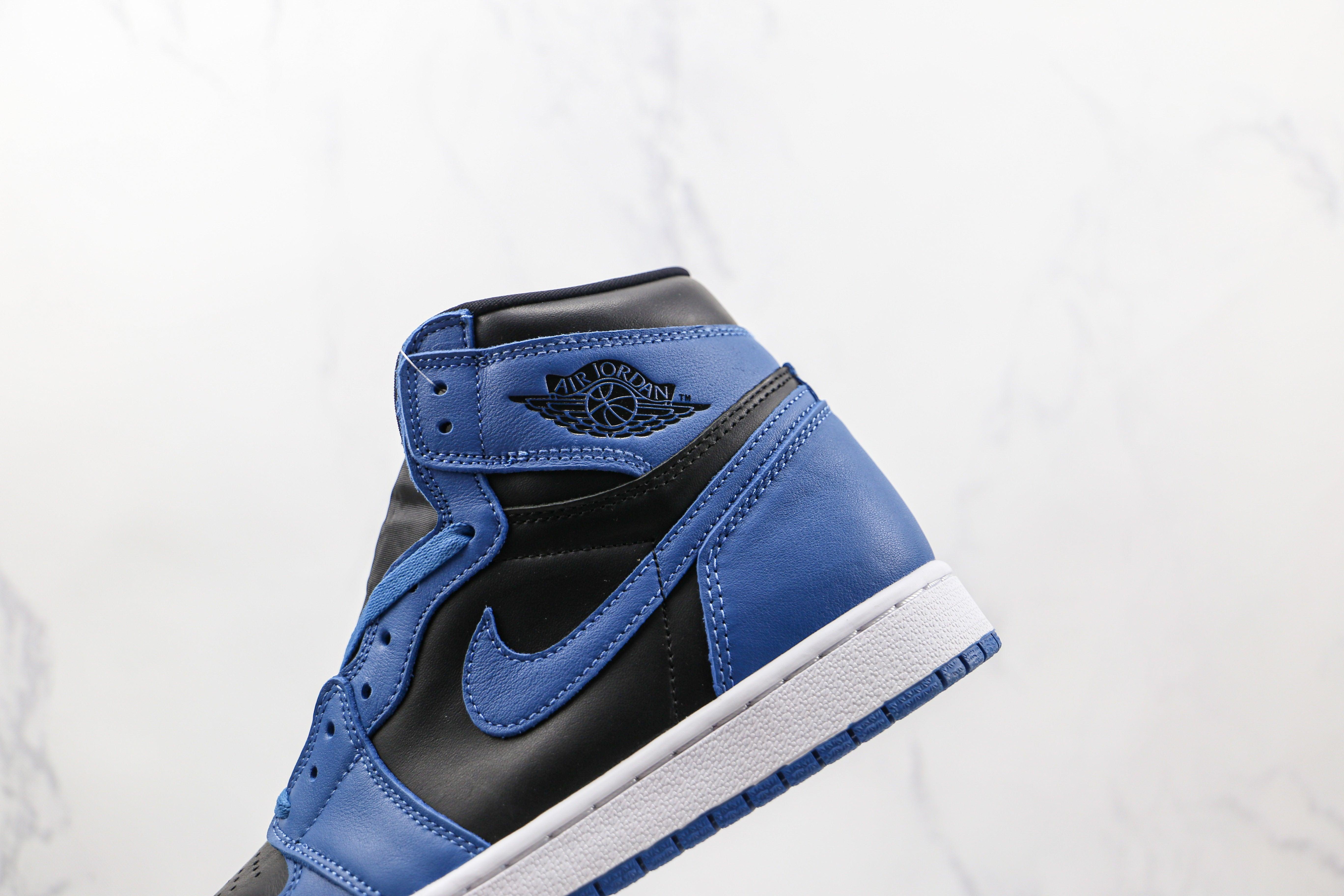 Custom Blue Black Jordan 1 High Q - sneakerhillcom