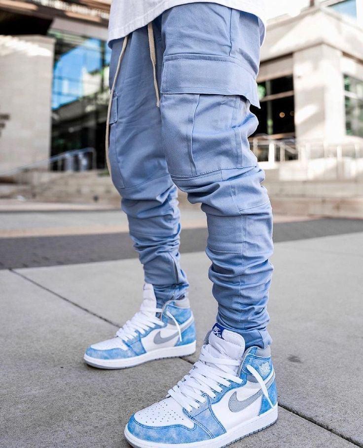 Custom Blue White Jordan 1 High Q - sneakerhillcom