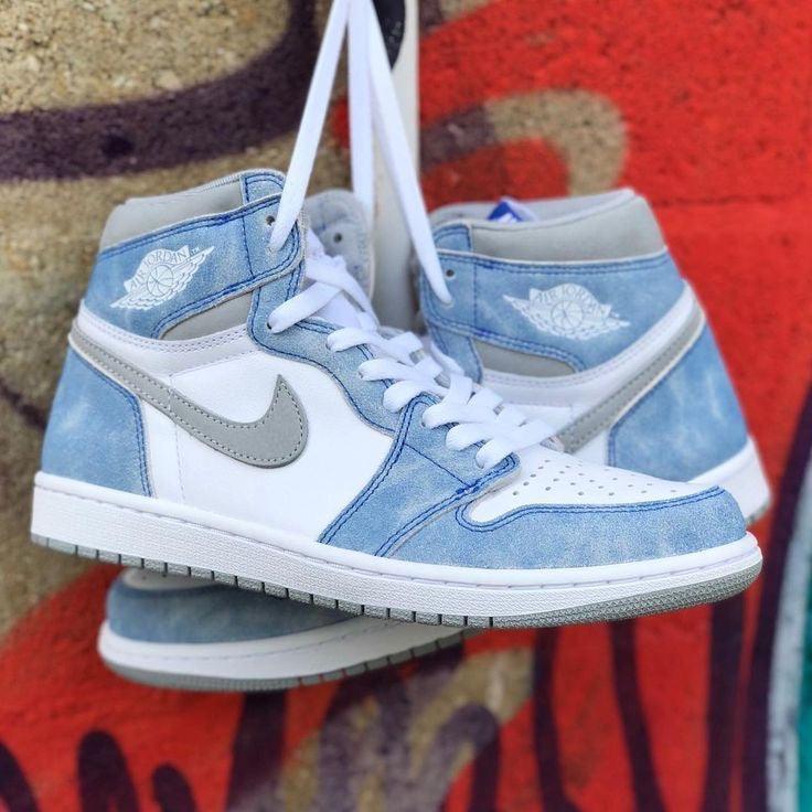 Custom Blue White Jordan 1 High Q - sneakerhillcom