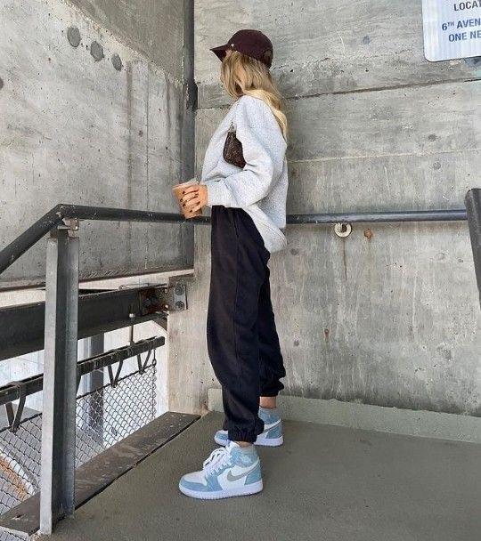 Custom Blue White Jordan 1 High Q - sneakerhillcom