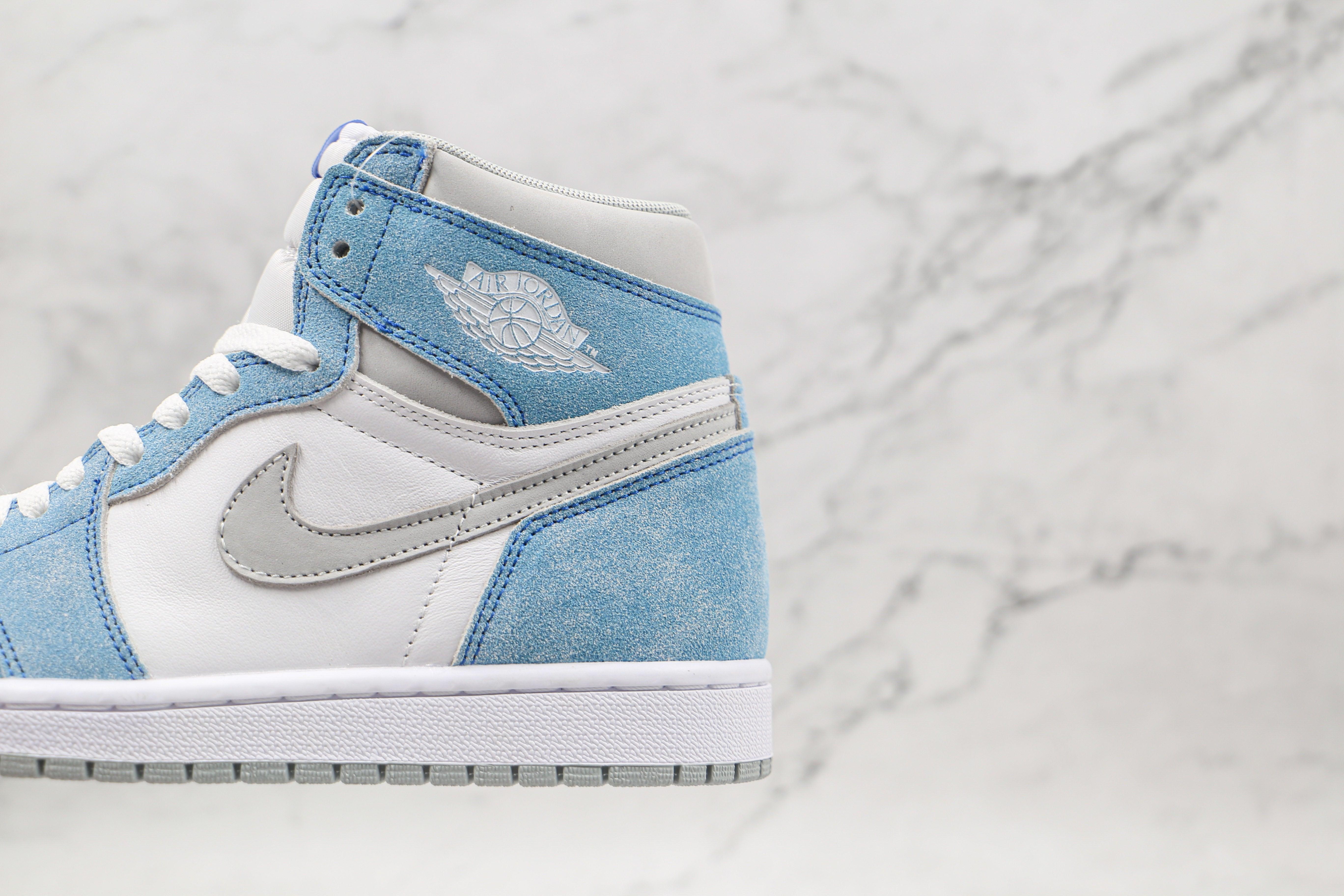 Custom Blue White Jordan 1 High Q - sneakerhillcom