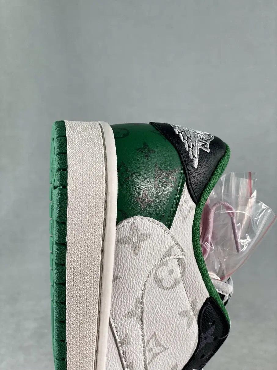 Custom Fragment x LV TS x Air Jordan 1 Low DM7866-318 - sneakerhillcom