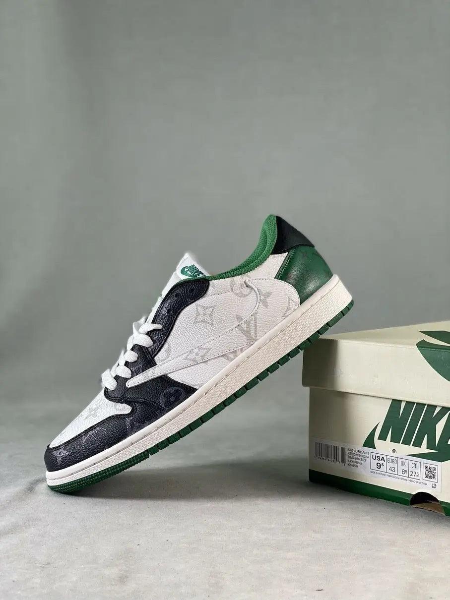Custom Fragment x LV TS x Air Jordan 1 Low DM7866-318 - sneakerhillcom